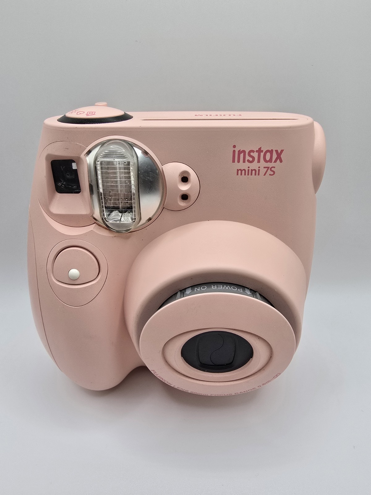 Fujifilm Instax Mini 7s Light Pink With Clear Glitter Case