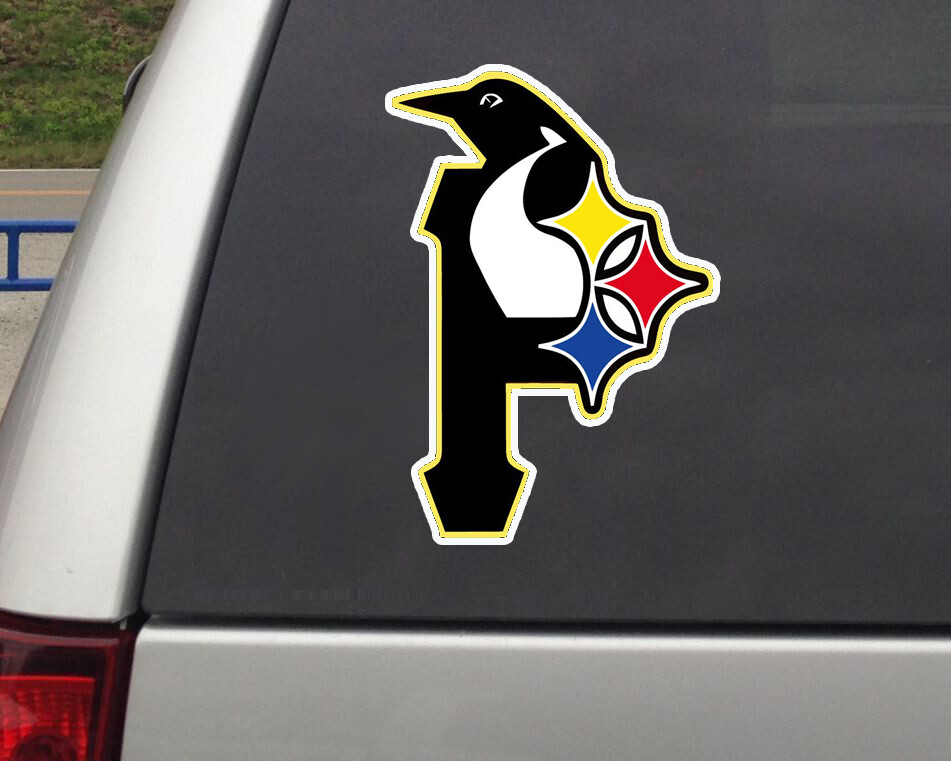 Pittsburgh Sports Teams Steelers, Penguins,Pirates Decal Indoor/Outdoor pick QTY
