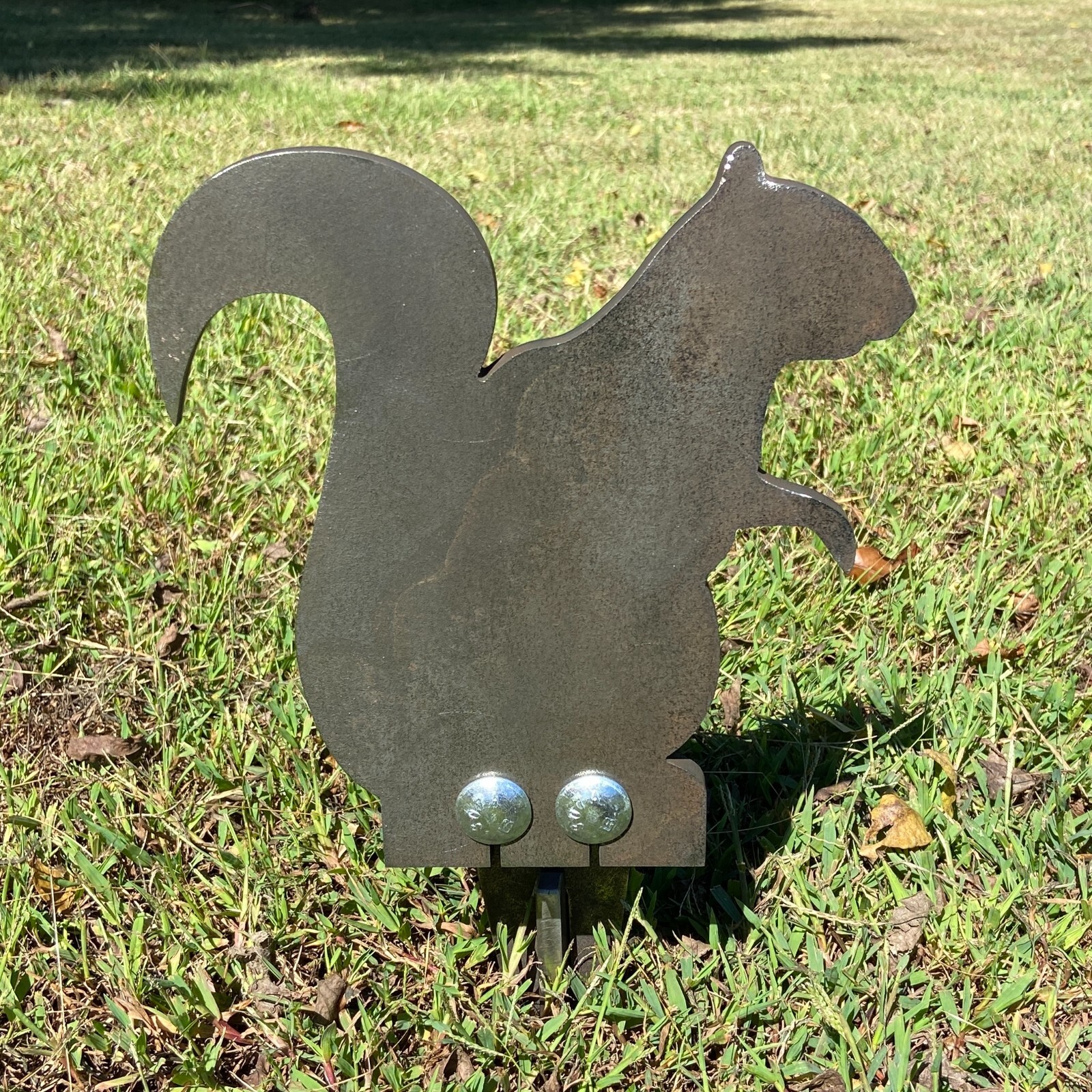 3/8AR500 9x9 Auto Reset Squirrel Popper - Spring Reactive Steel Shooting Target