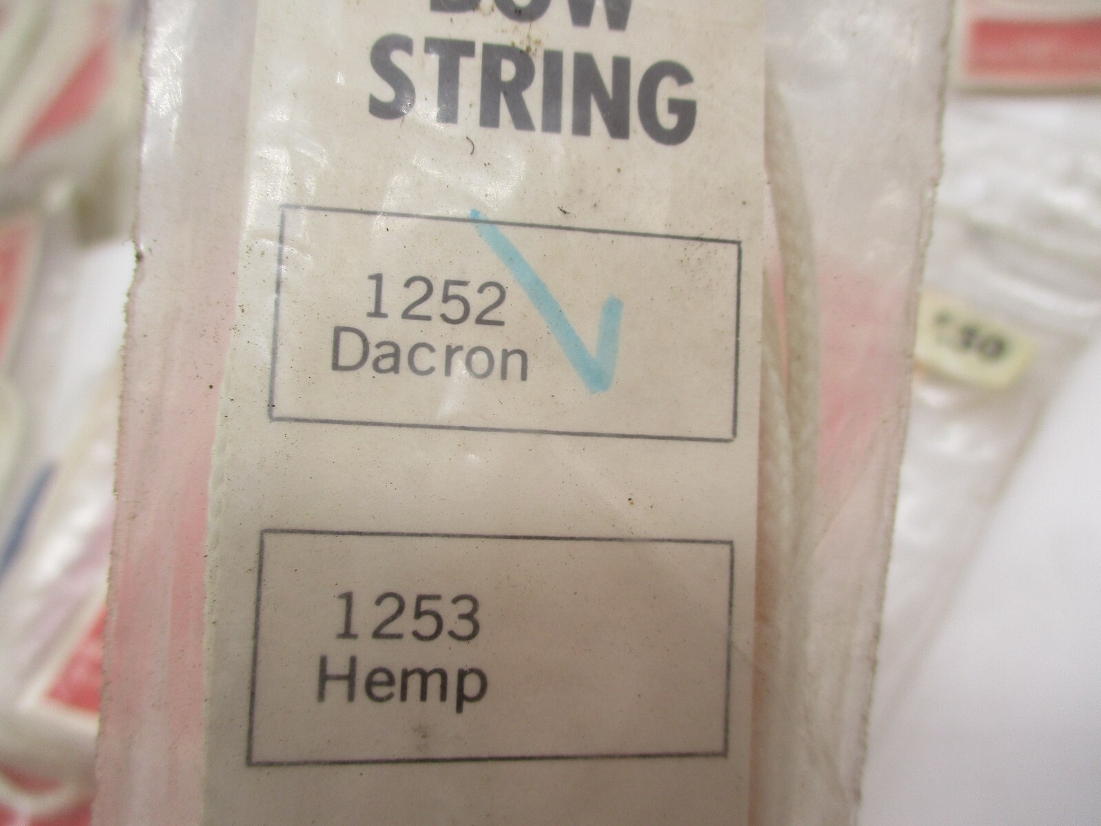 16 Vintage "ROME" Single Loop Bow Strings -Rome Sporting Goods Rome, New York