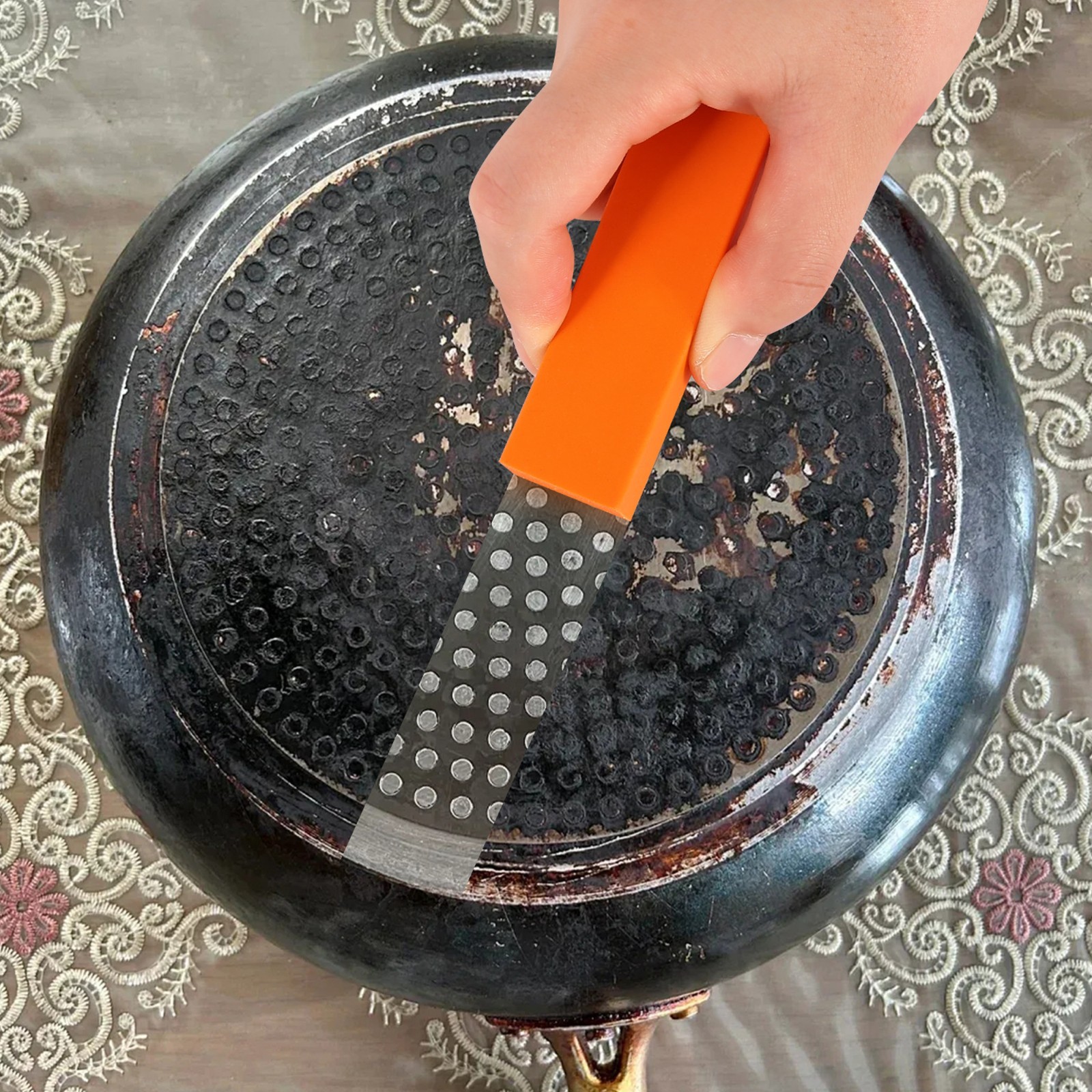 6 pcs Limescale & Rust Eraser Rubber – Multi-Purpose Cleaning Tool for Kitchen