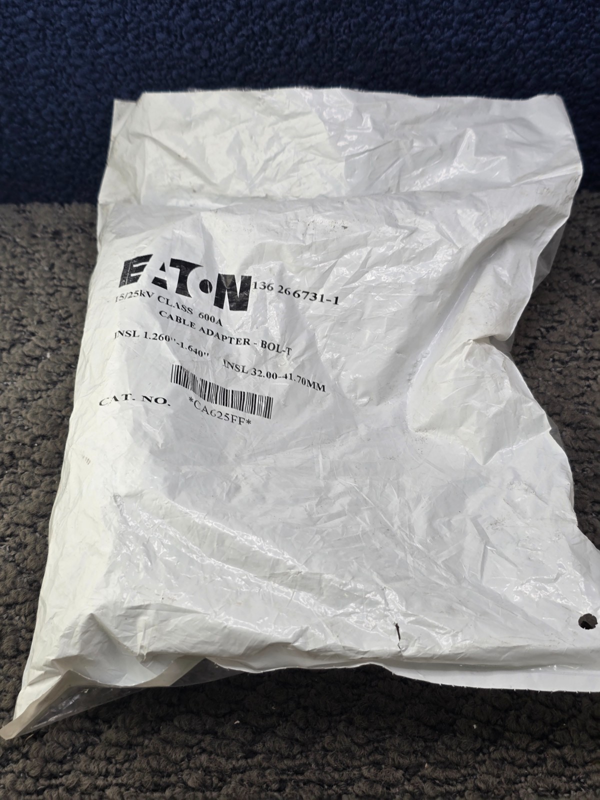 Eaton CA625FF Cooper Power Cable Adapter 15/25kV 600A BOL-T