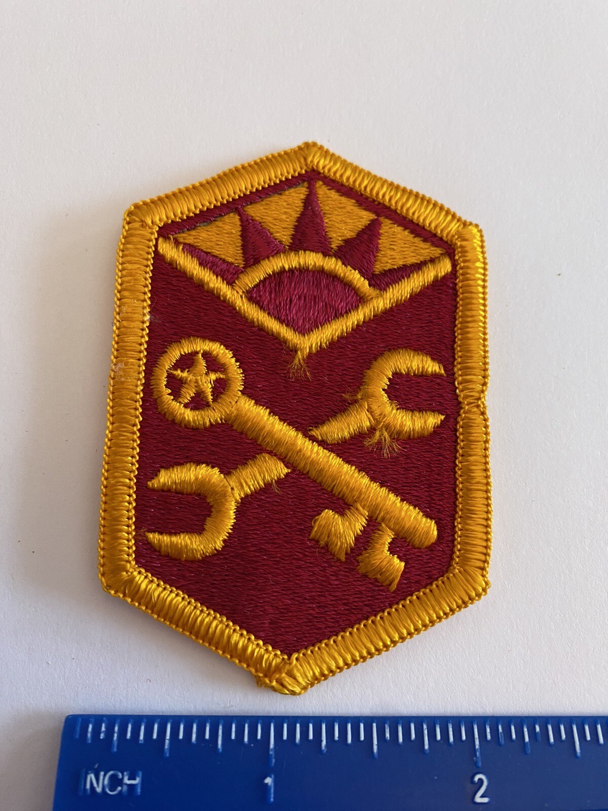 US Army Advance Weapons Support Command  Patch Full Color Patch INV5400
