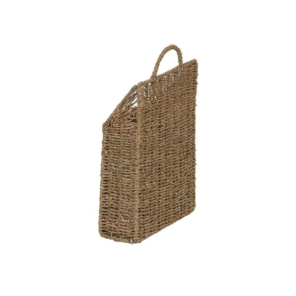 Seagrass Wicker Wall Basket Set