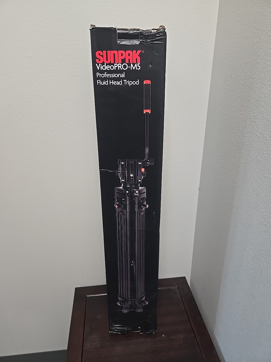 GENUINE Sunpak - VideoPRO-M5 PROFESSIONAL FLUID HEAD 72.8-inch Tripod OEM *LOOK*