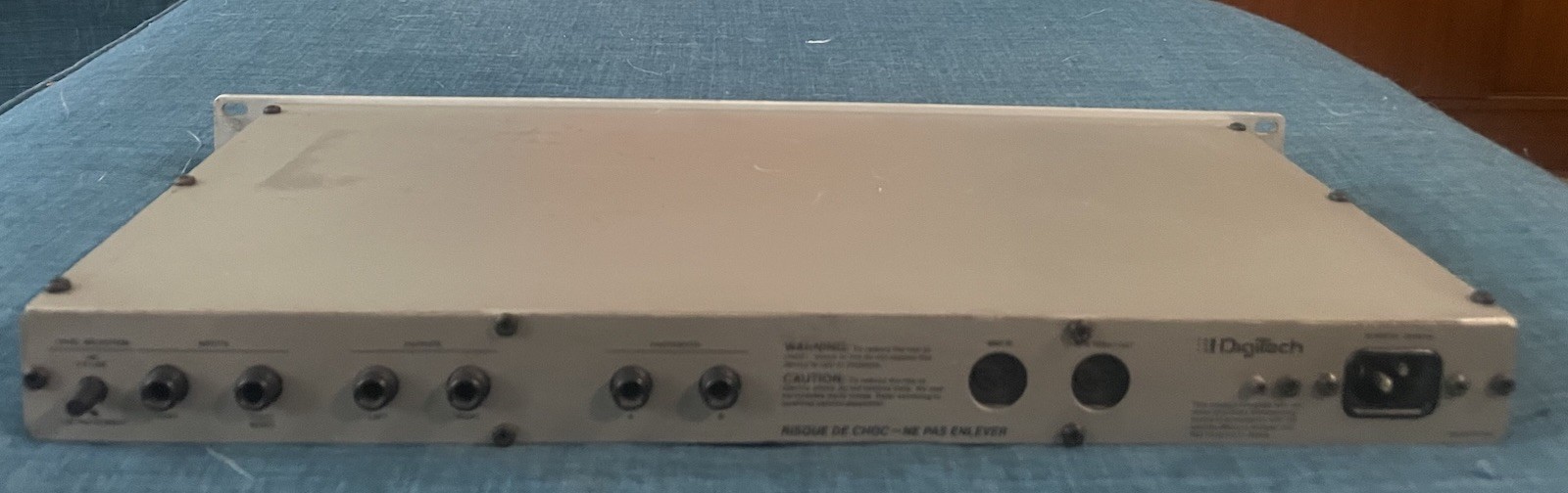 DigiTech DSP 128 Digital Signal Processor Rack Effects MIDI Reverb Delay Tested