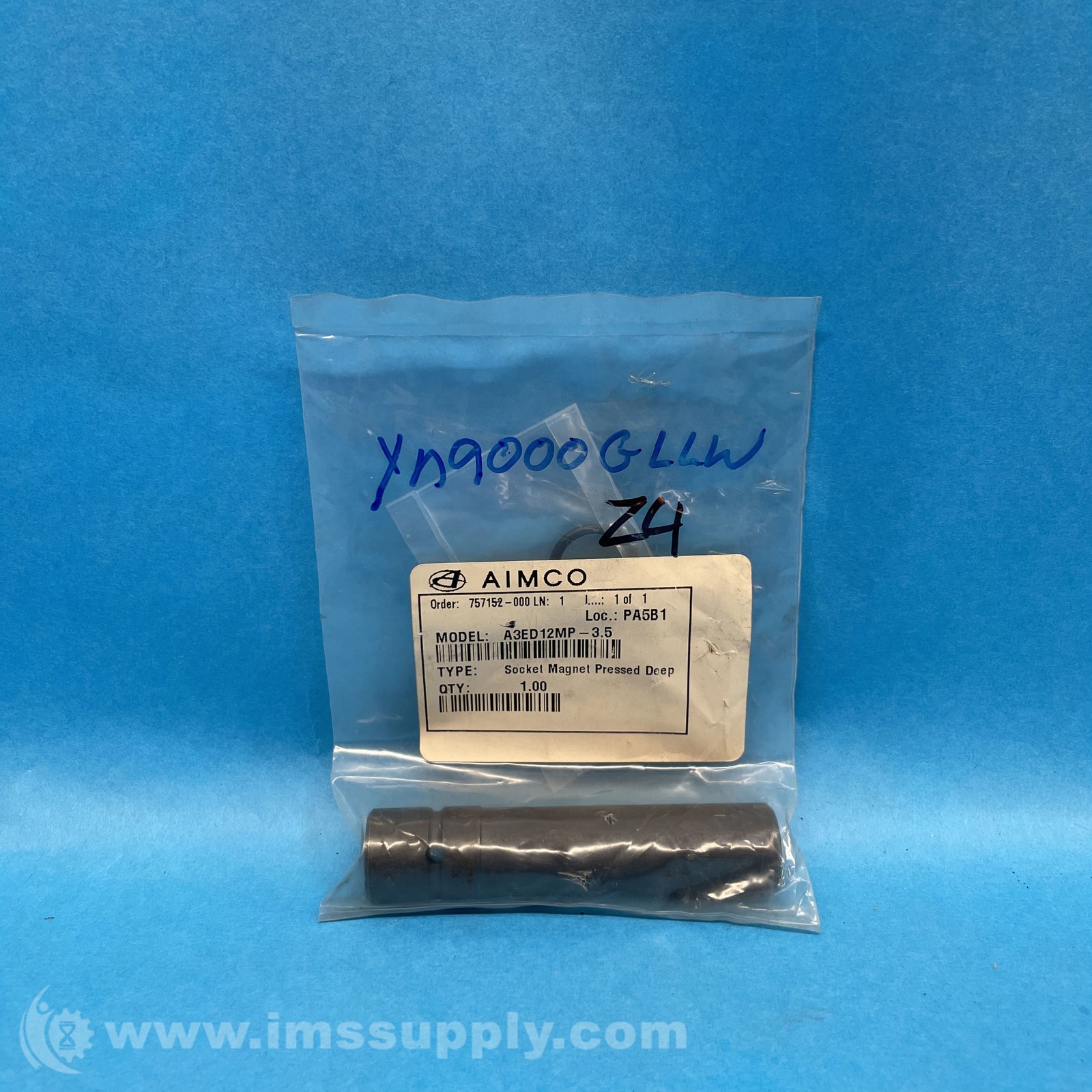 Aimco A3ED12MP-3.5 Socket Magnet Pressed Deep FNOB