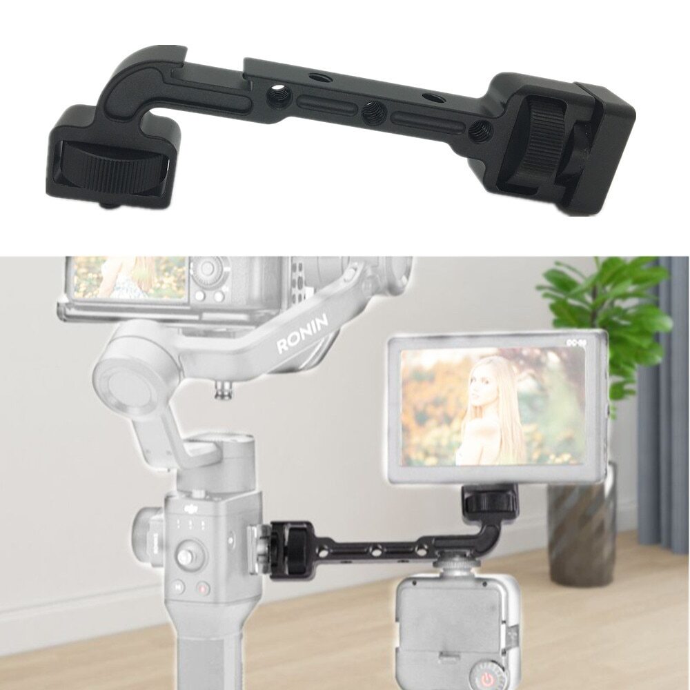 Monitor Mount Rotatable Magic Arm Cold Shoe Mount for DJI Ronin S SC Mic Light