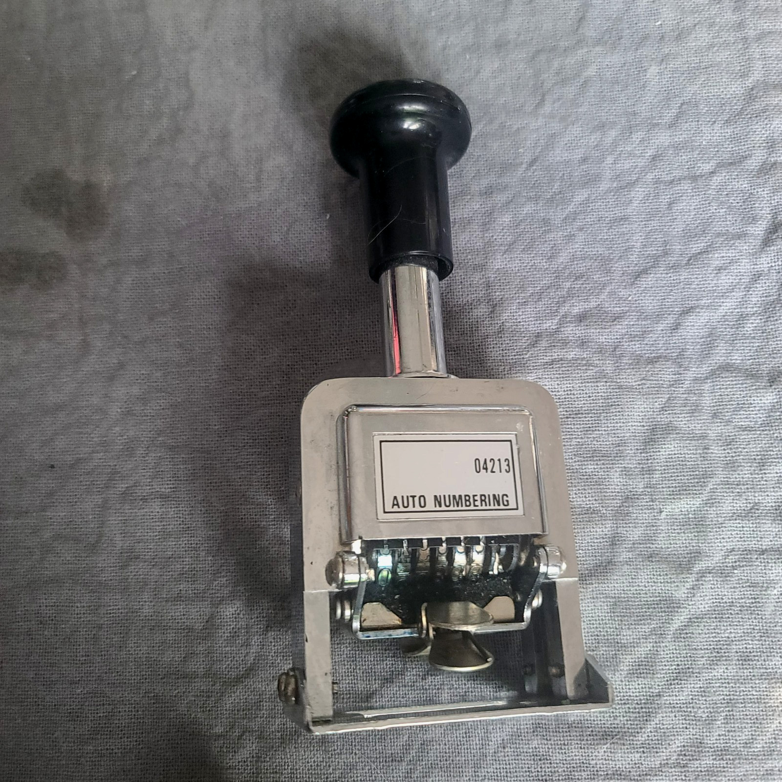 DELUXE Auto Numbering Machine 04213 With Instructions Vintage
