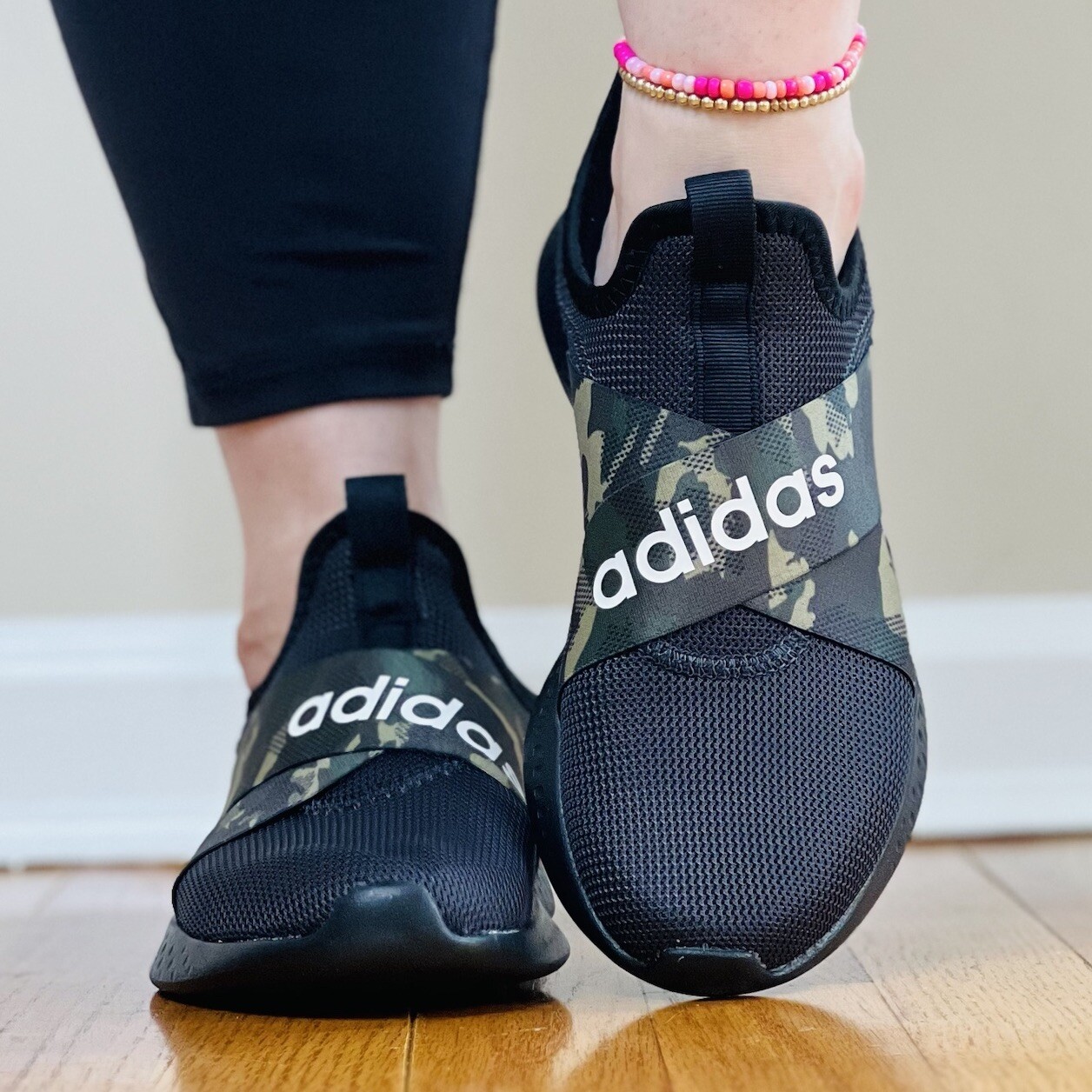 Adidas Puremotion Adapt Womens Running Shoe Black Sneaker Athletic Footwear #464