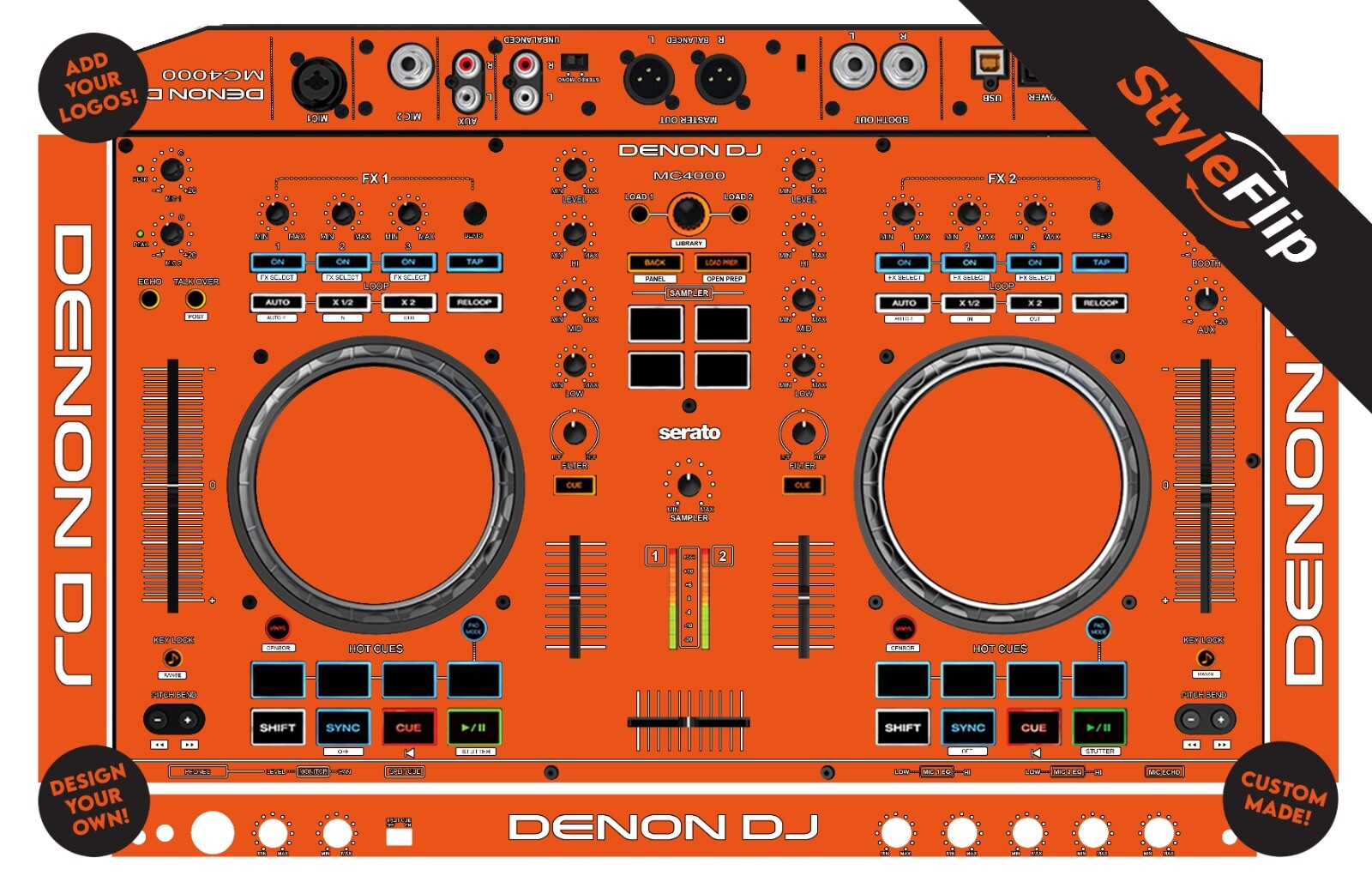 Denon MC 4000 Skin | Custom Design | Protective Decal | StyleFlip Skins