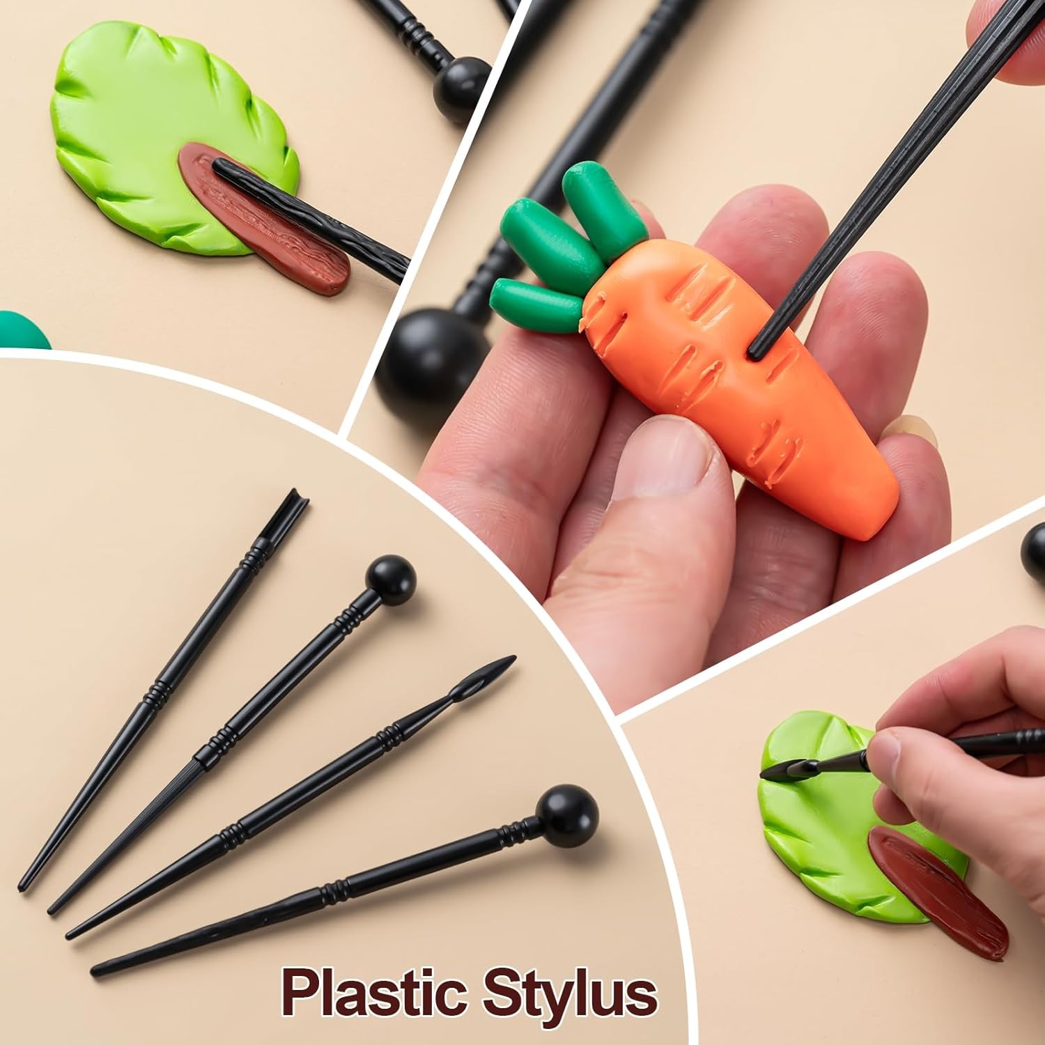 Clay Tools Kit, 27 PCS Pottery Tools,Practical Polymer Clay Sculpting Tools Kit