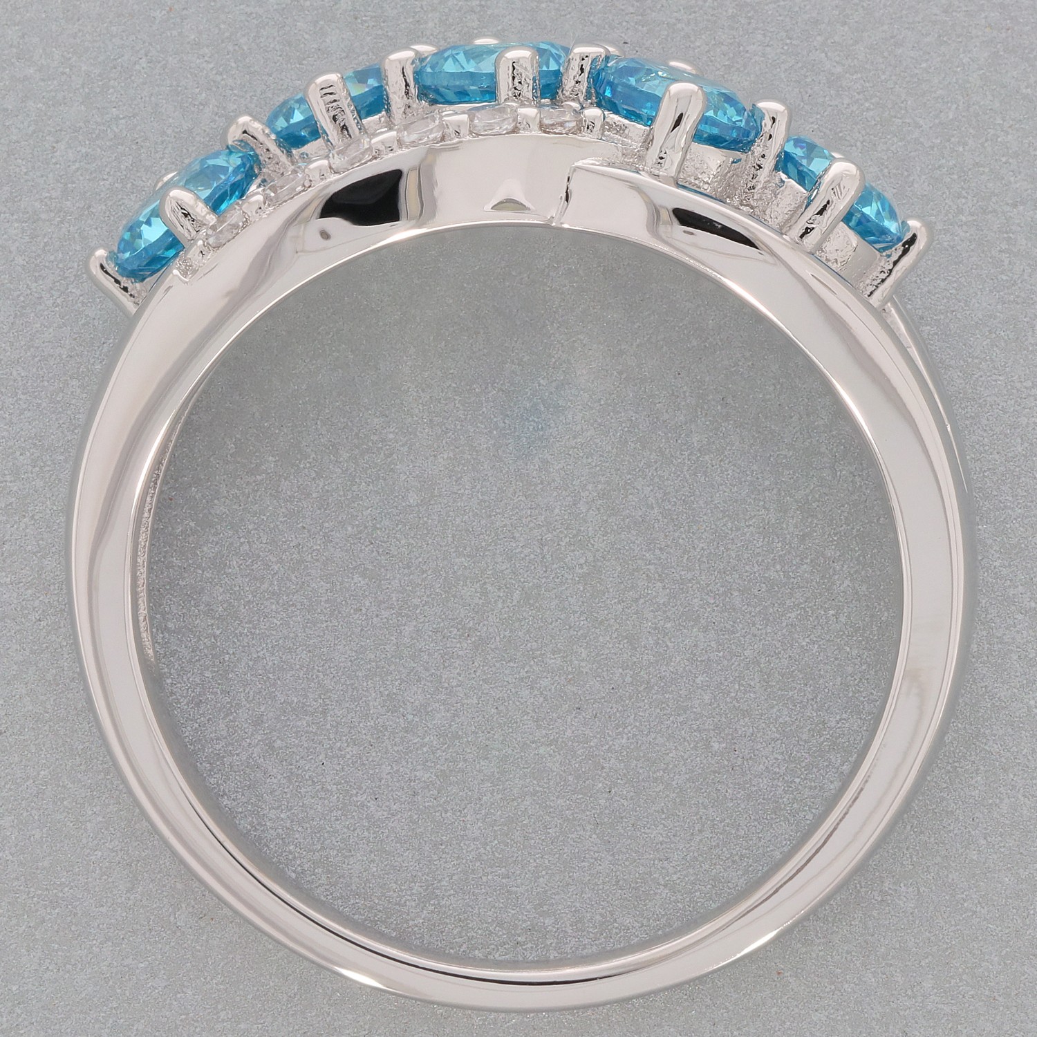 Sterling Silver Semi Mount Ring Setting Round RD 4x4mm