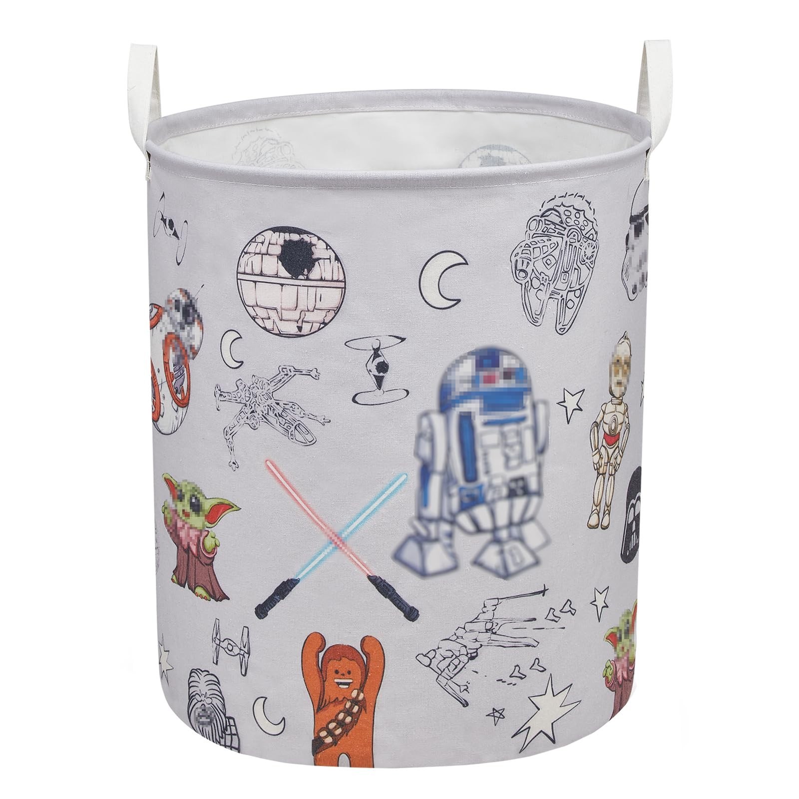 Room Nursery Decor,Baby Laundry Large Hamper Foldable With Waterproof Pe Coat...