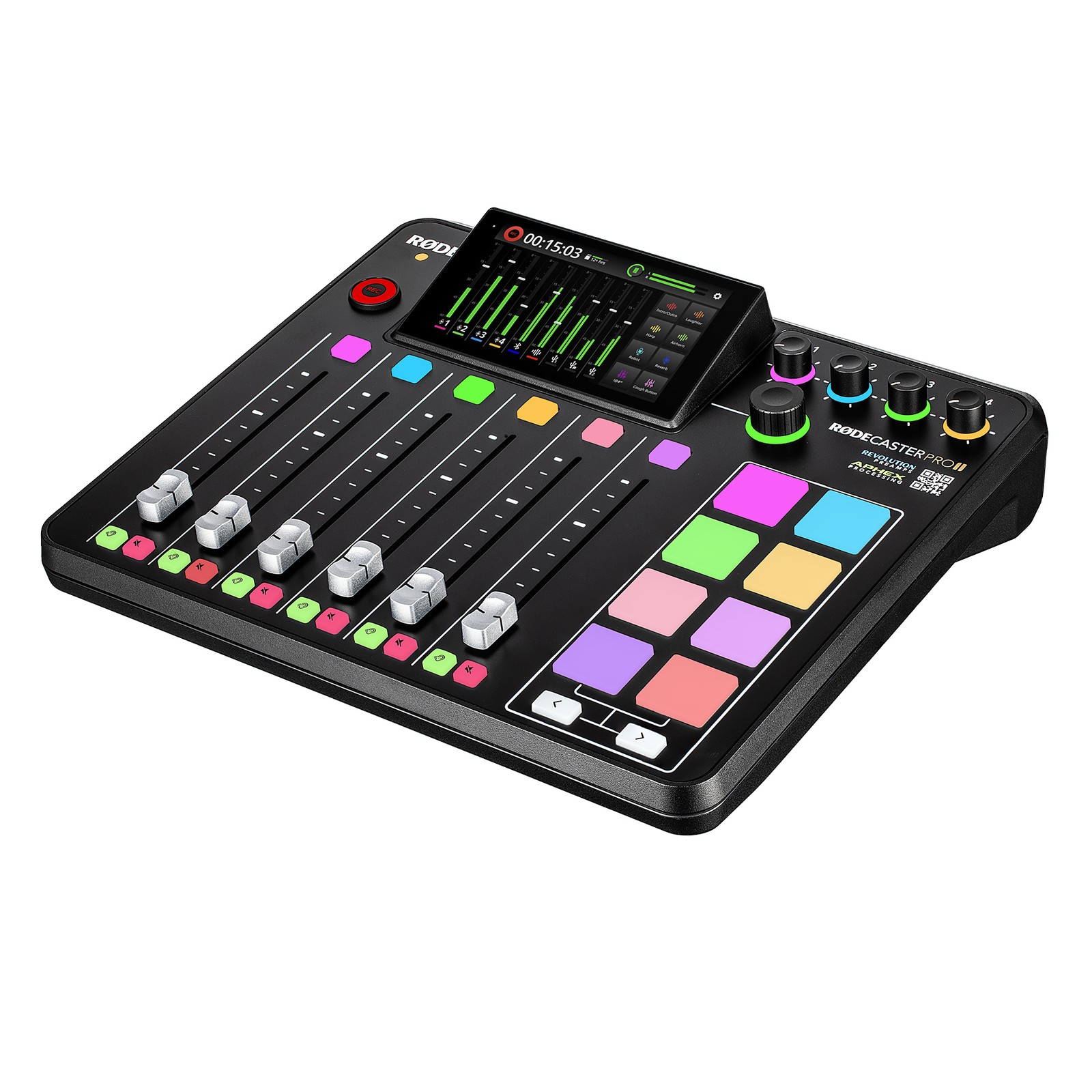 RØDE RØDECaster Pro II Podcast & Streaming Production Console, Black