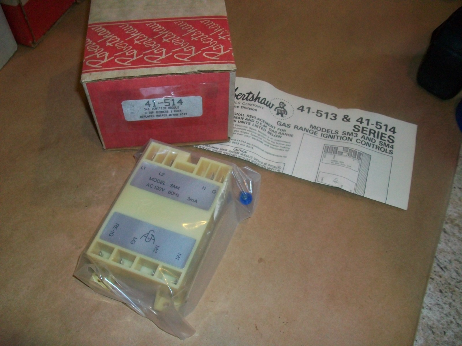 RobertShaw Range 41-514 (3+1) Ignition Module NEW