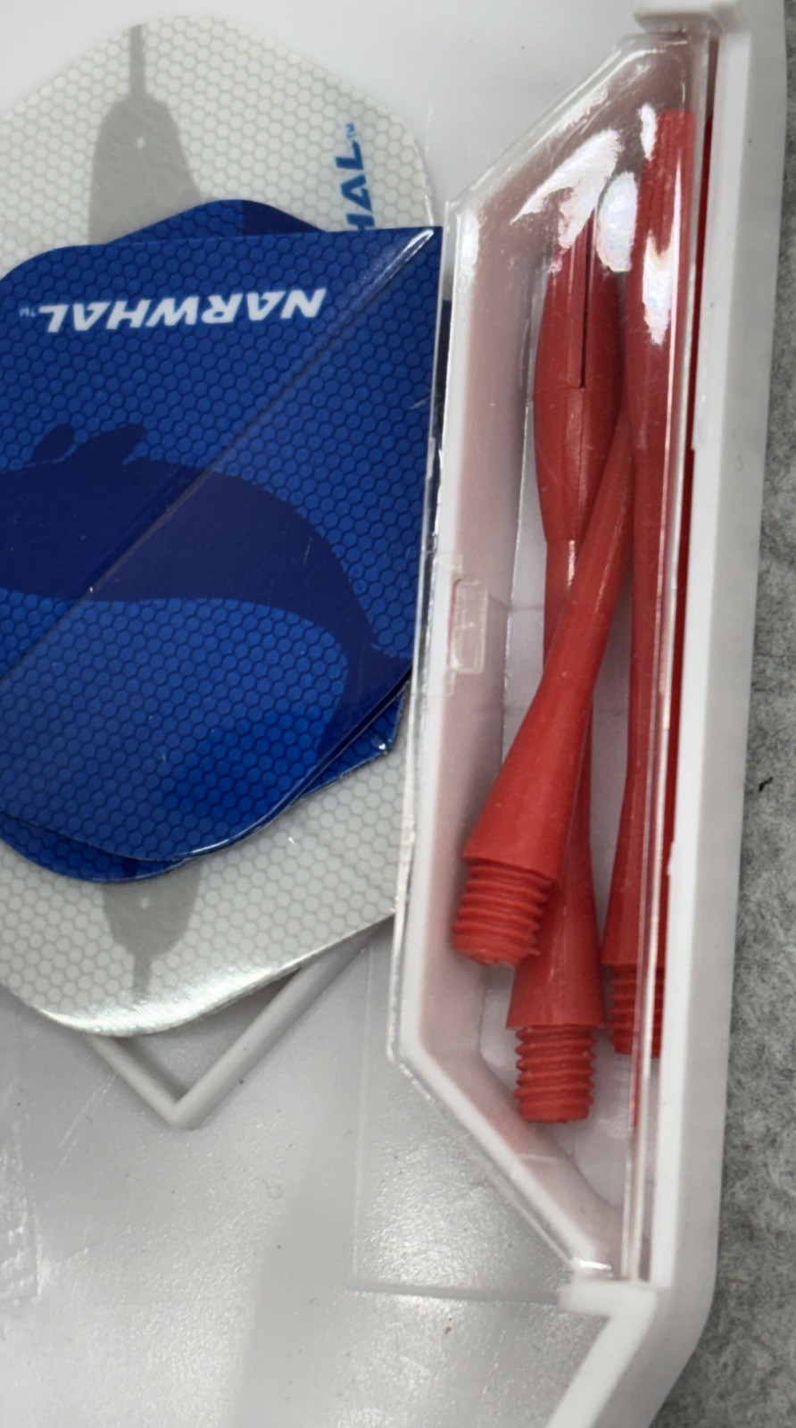 3 Narwhal 18 Gram Soft Tip Tournament Darts Storage Case 3 Pack NEW Damaged Box