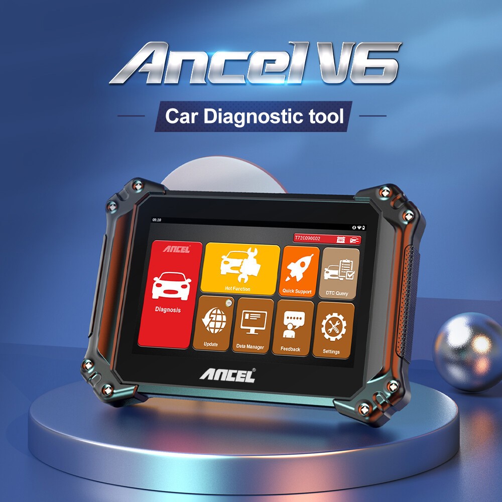 ANCEL V6 All System Bidirectional OBD2 Scanner Diagnostic Tool ECU Coding Reset