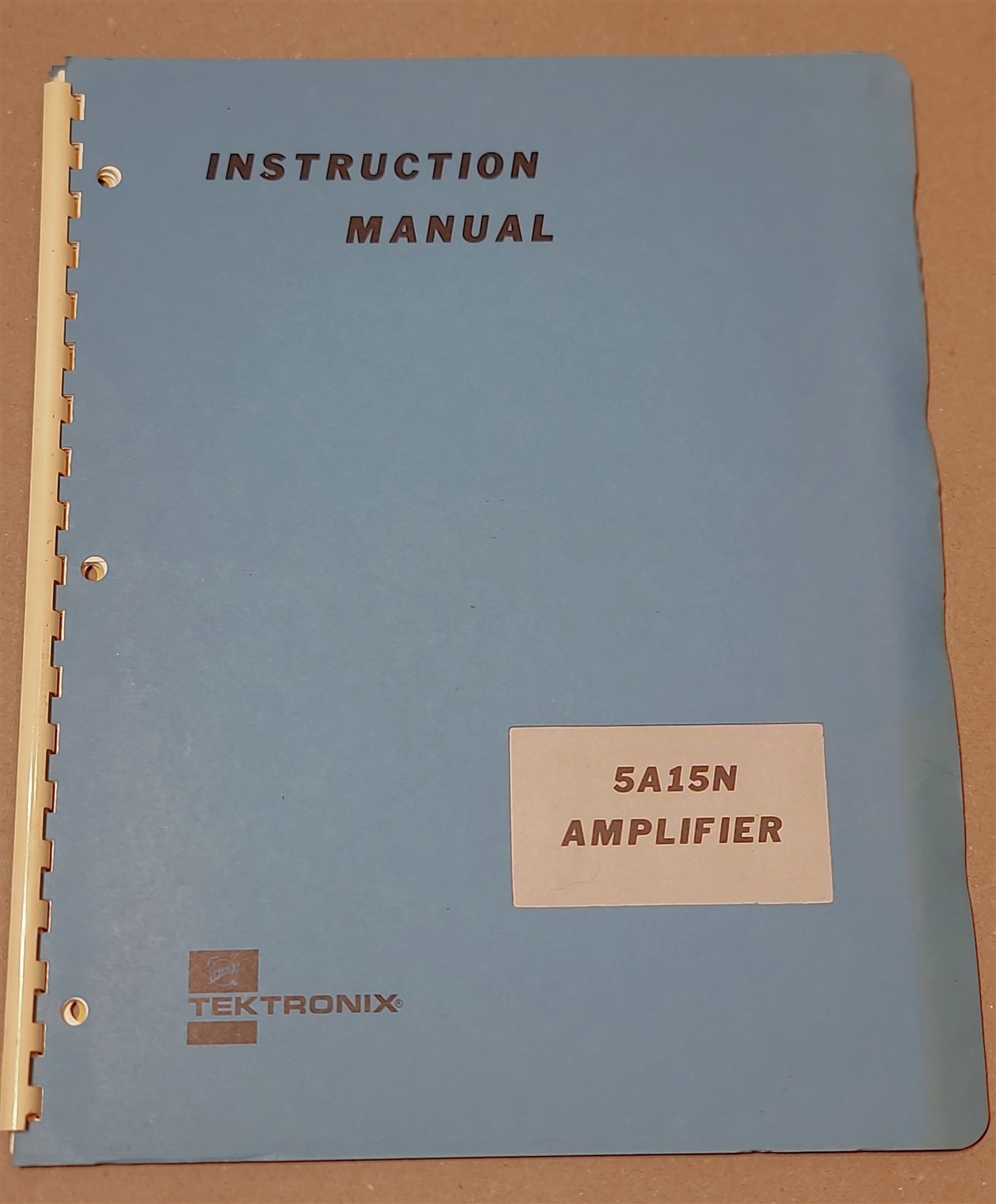 Tektronix Instruction Manual 5A15N Amplifier 070-1136-00
