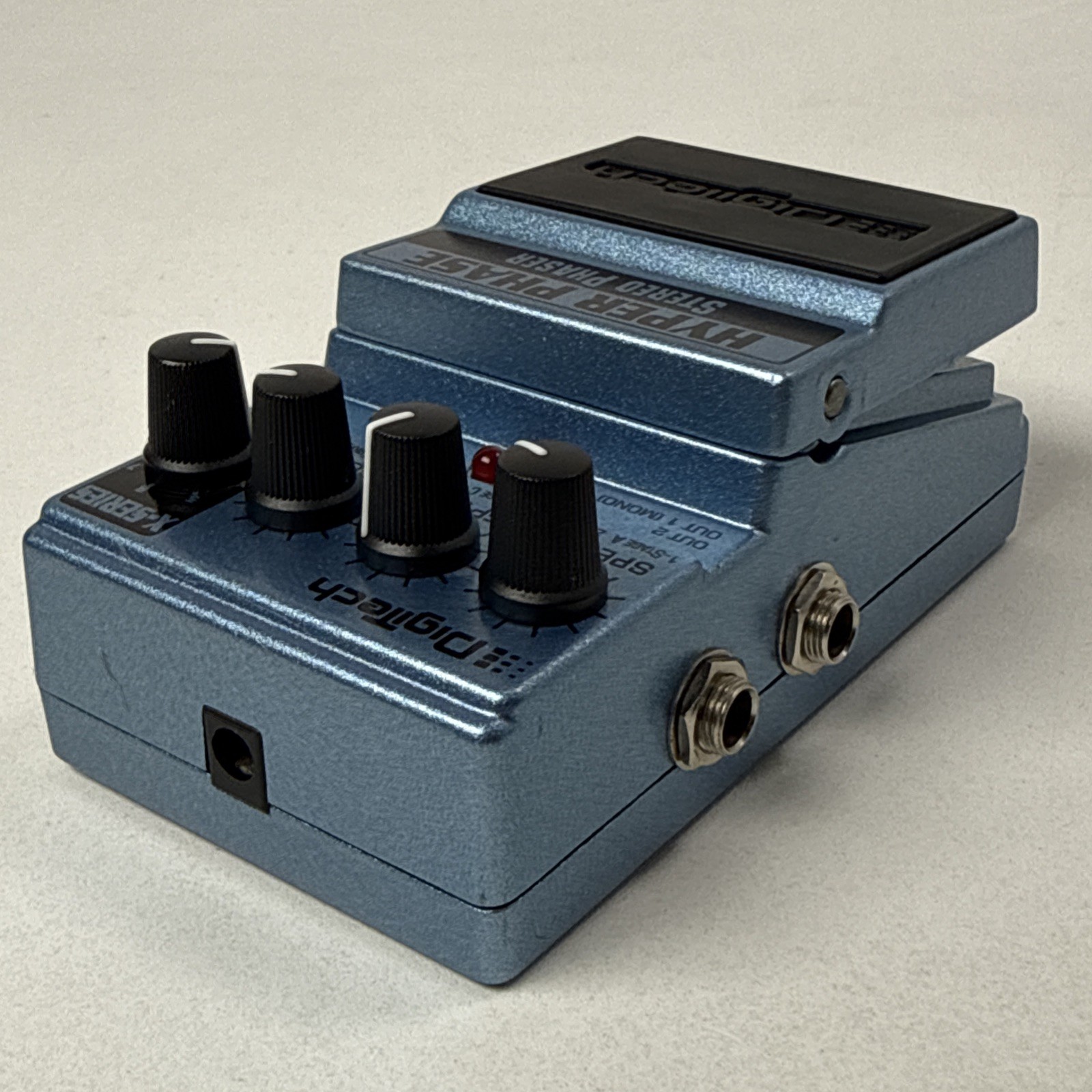 DigiTech X-Series Hyper Phase Stereo Phaser Guitar Pedal Working -Adhesive READ