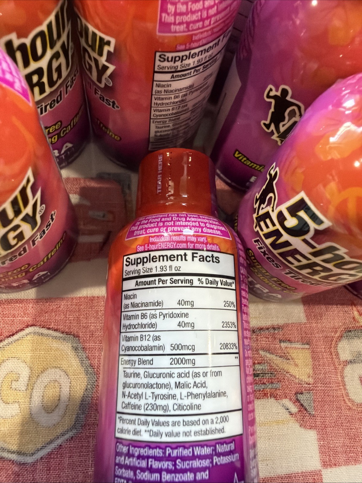 5-hour ENERGY Extra Strength Shot Hawaiian Breeze 1.93 oz 08/26 24 Bottles