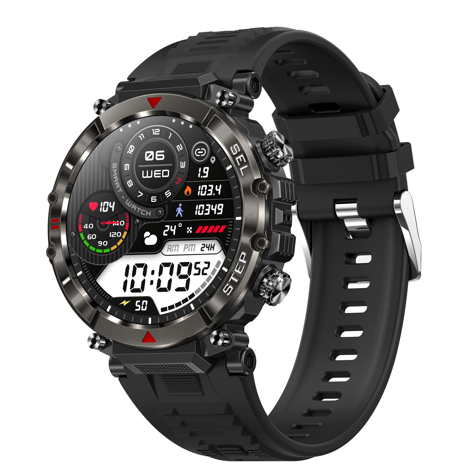 Women Men Sports Smart Watch Outdoor Waterproof Fitness Tracker Sport Smartwatch