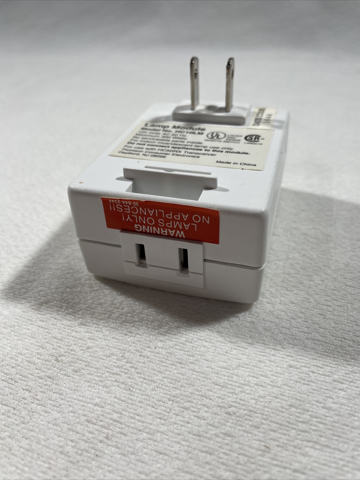 RCA Home Control - 2 Prong - Lamp Module - Plug N Power - Model No: CHC10LM