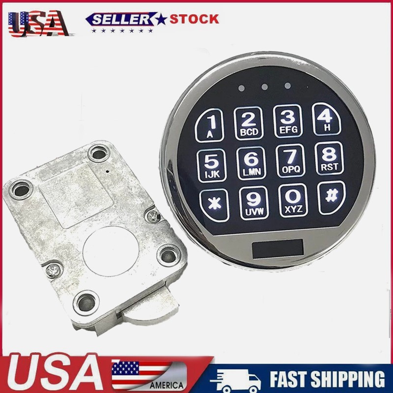 LED Keypad Electronic combination safe lock replacement, Rotating Lock Bolt