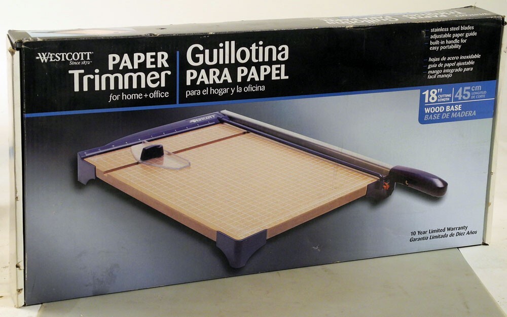 Wescott Paper Trimmer Cutter 18" NOS