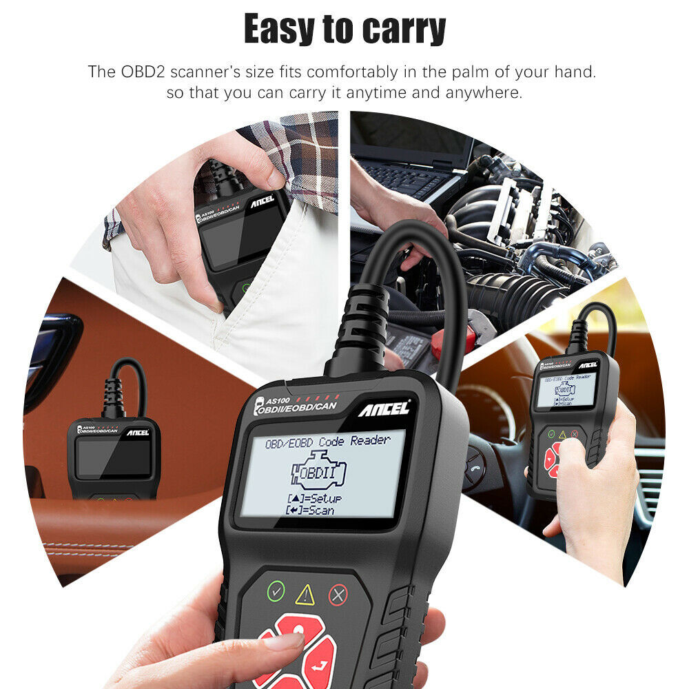 Clear Reset Engine Light Professional Code Reader OBD2 Diagnostic Scan Tool I/M