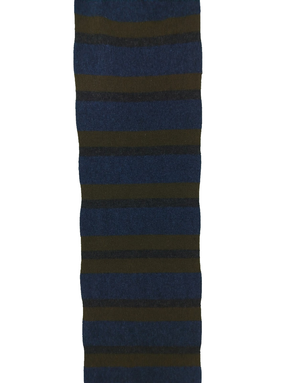 Banana Republic 100% Wool Scarf Men Blue/ Brown Stripes #2522