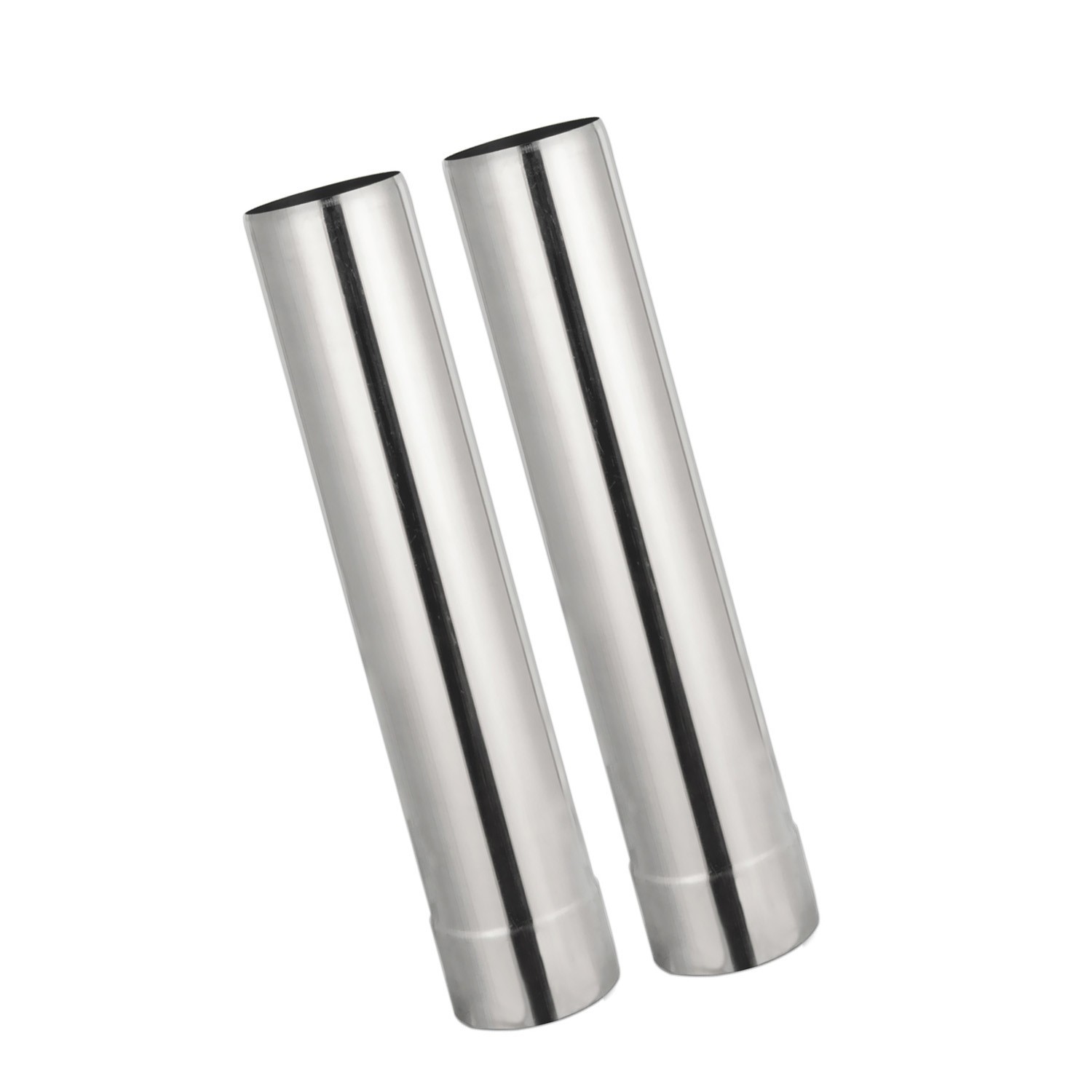 32cm Wood Stove Pipe 2.36inch Thickened Straight Chimney Flue for Camping Stove
