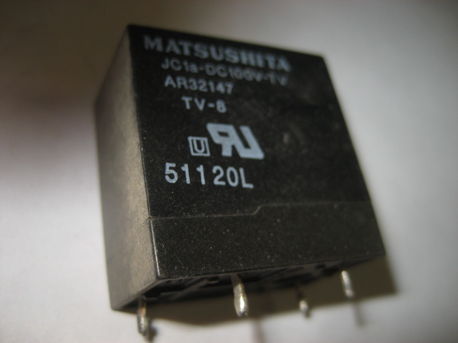 NOS Matsushita JC1a-DC100V-TV AR39147 TV8 Power Relay