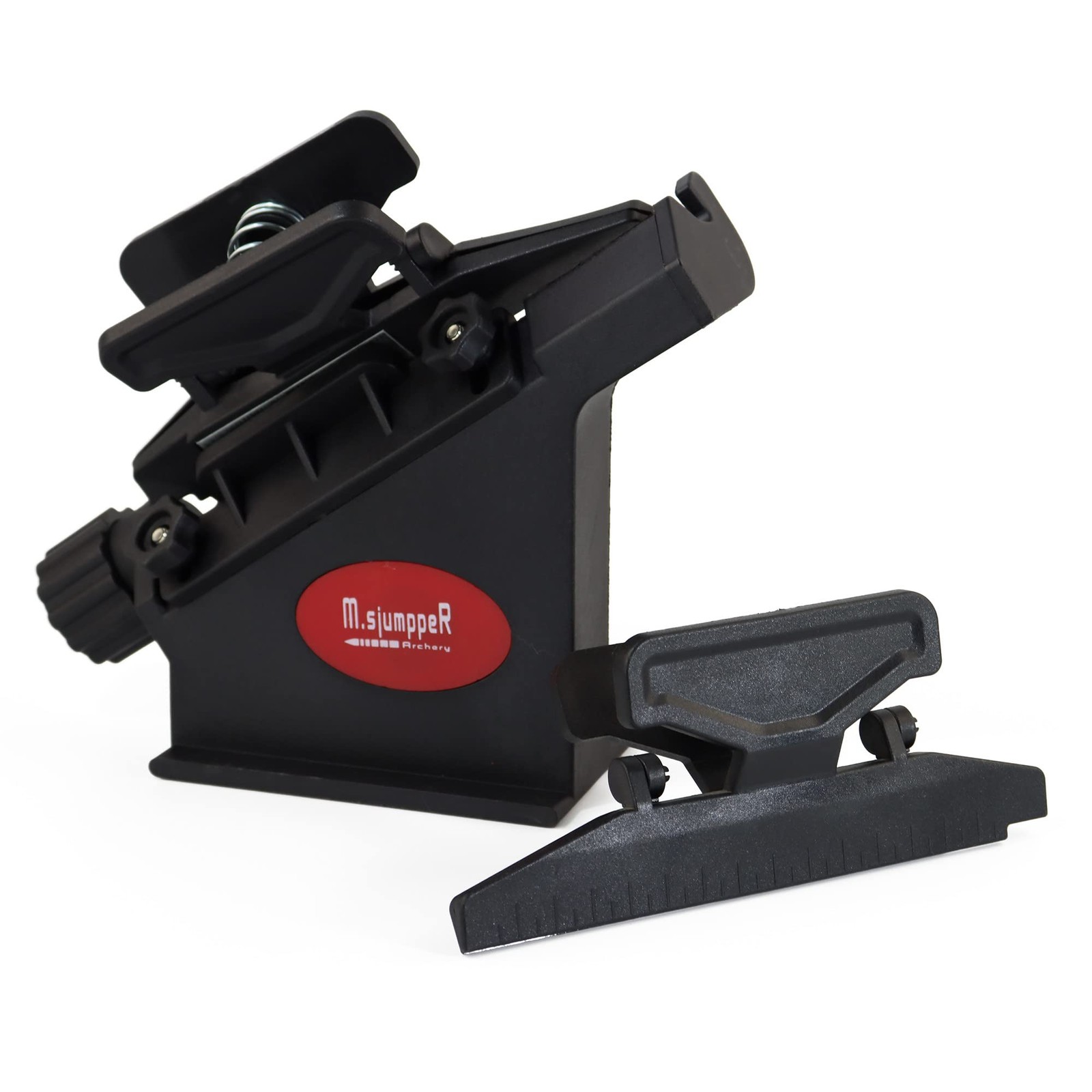 Fletching Jig with Straight Helix Clamps Adjustable Fletch Tool Feather Black