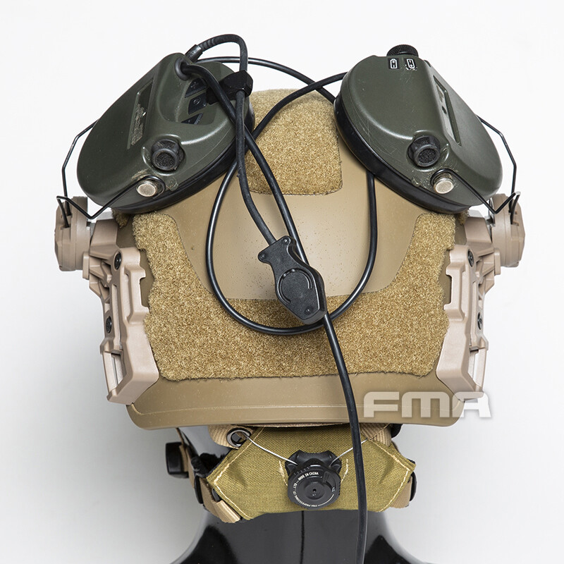 FMA Tactical EX 3.0 TW Team Wendy Helmet Headset Buckle Bracket Airsoft Hunting