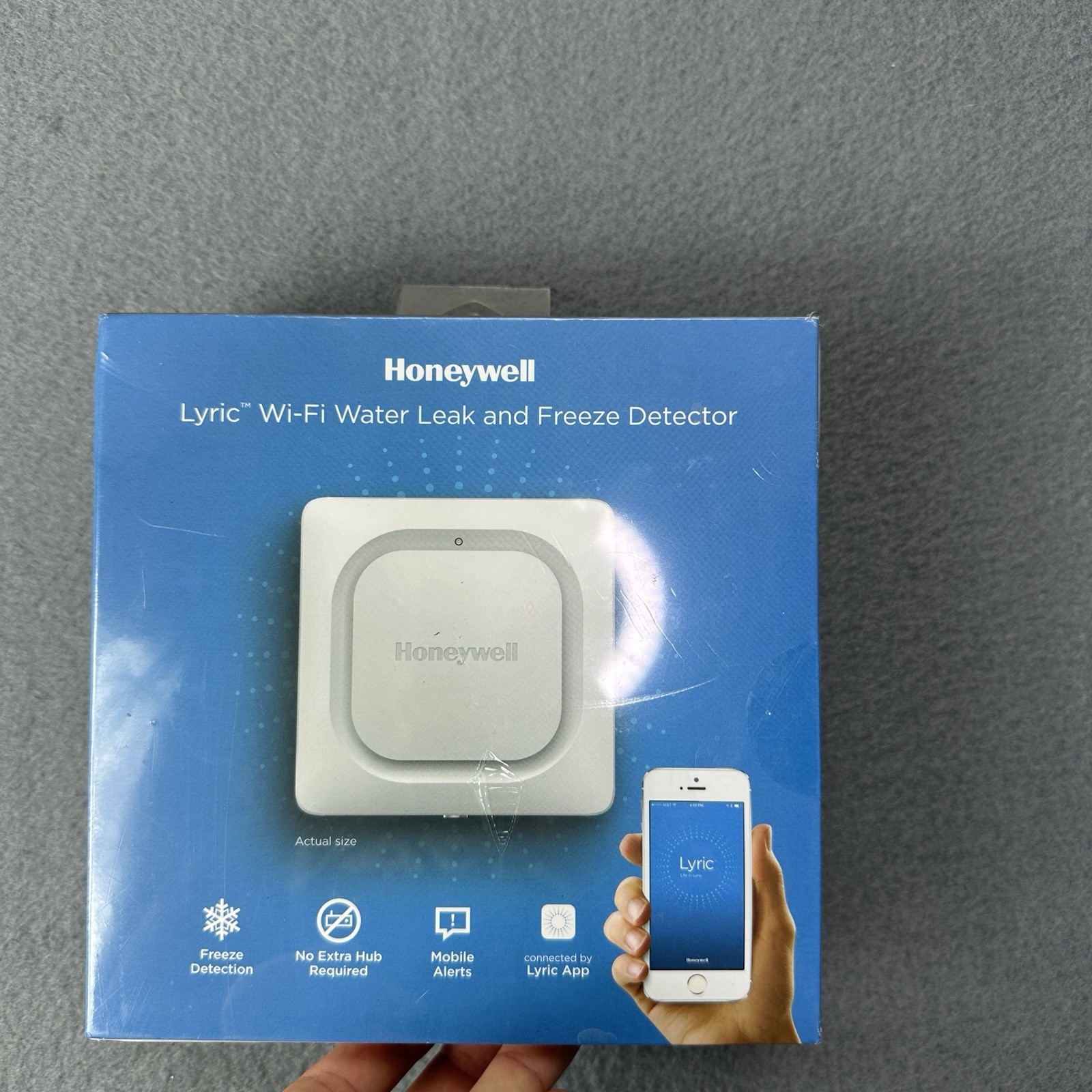 Honeywell Lyric Wi-Fi Water Leak & Freeze Detector RCHW3610WF1001, Mobile Alerts