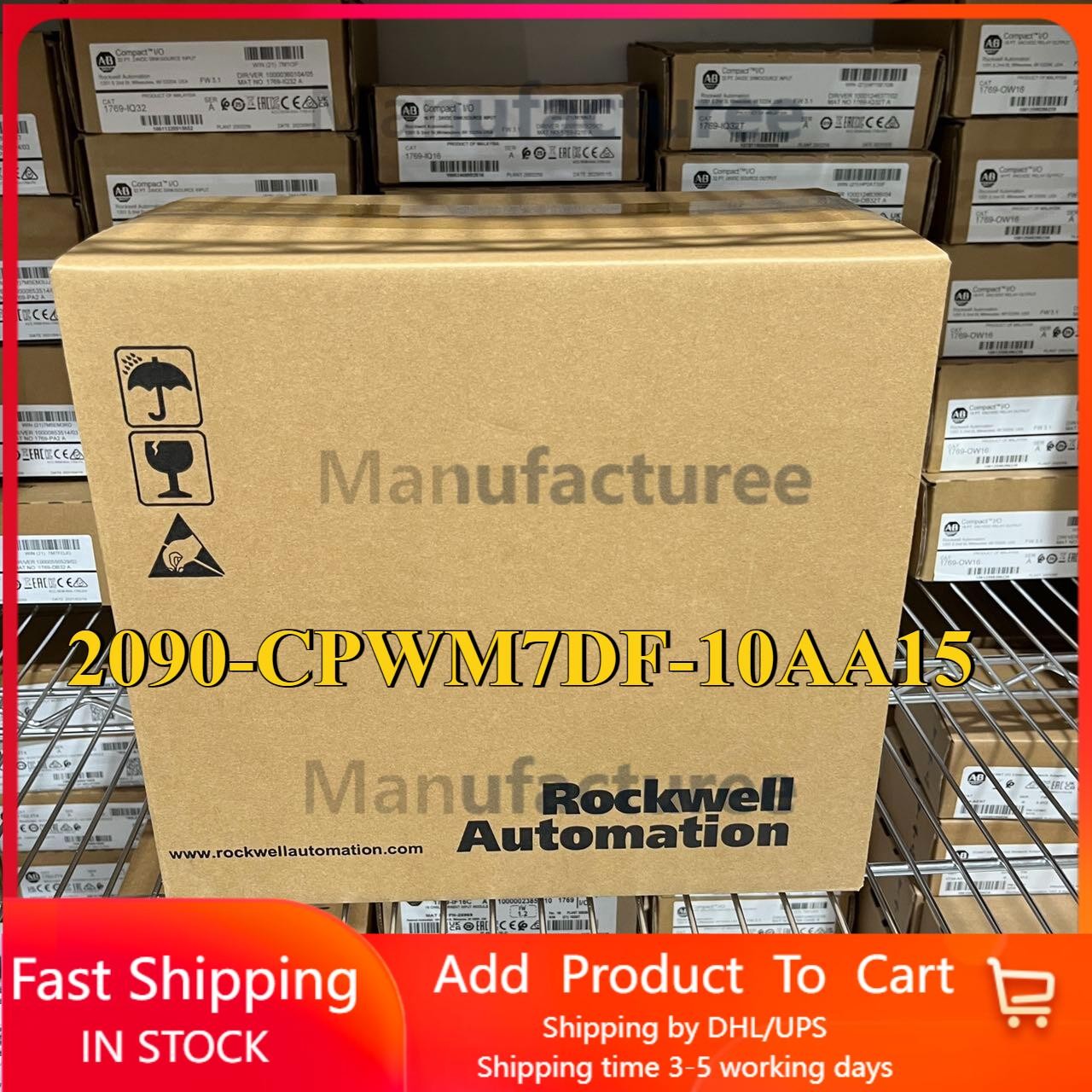 1PCS New AB 2090-CPWM7DF-10AA15 Servo Motor Power Cable US Free Tax