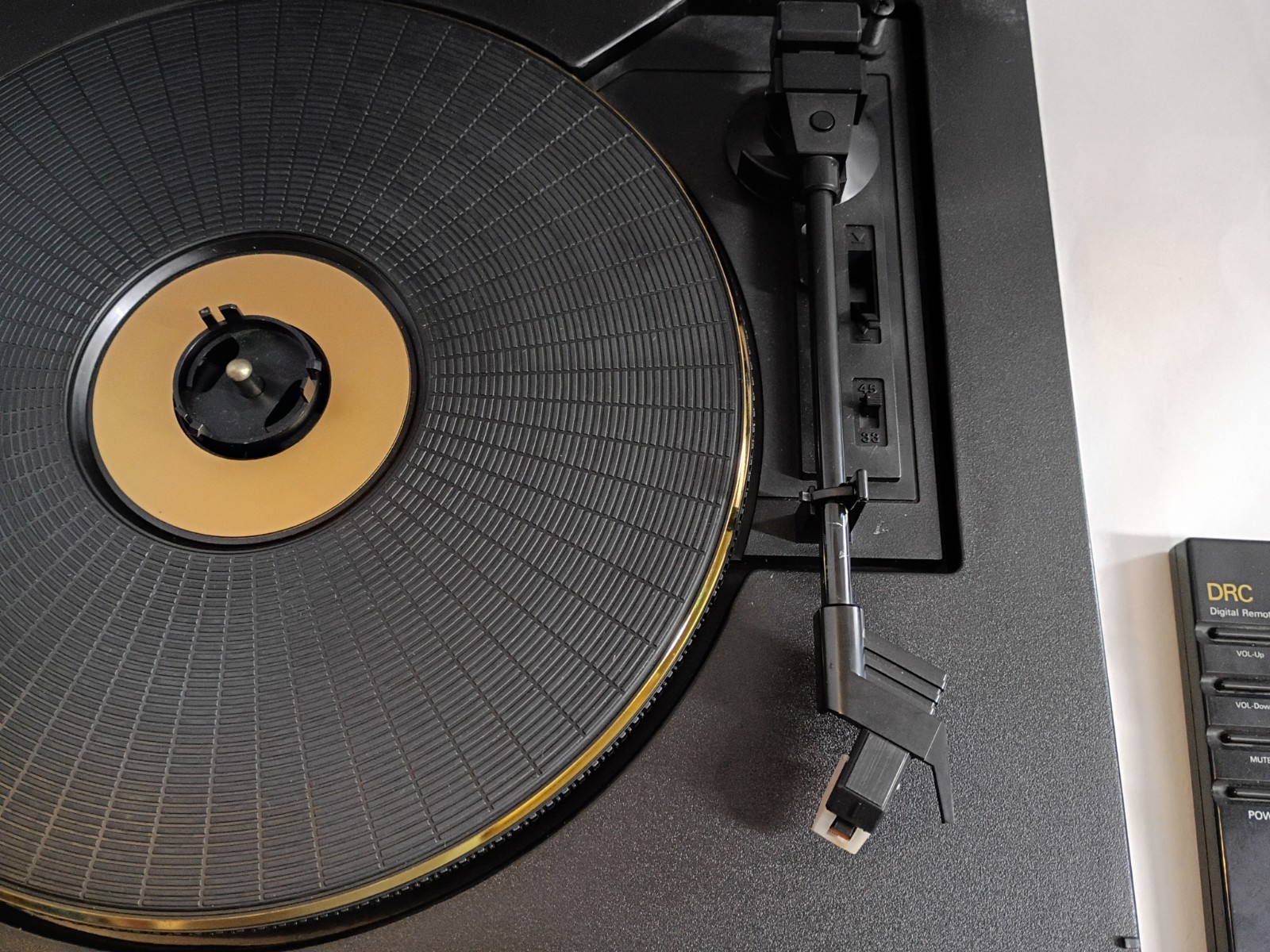 Soundsign Music Record Player 0976C Turntable Auto Return Untested