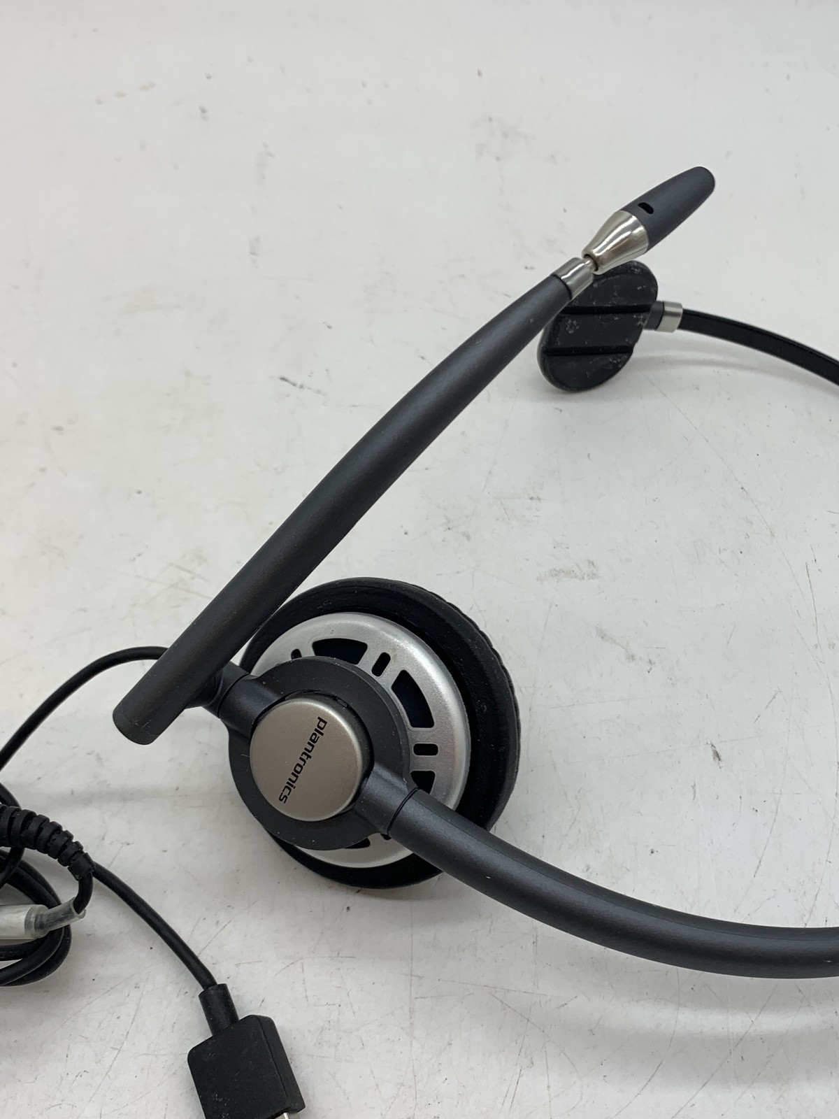 Plantronics One Ear Headset w/ Polycom DA80 USB audio Processor ~ FREE S/H