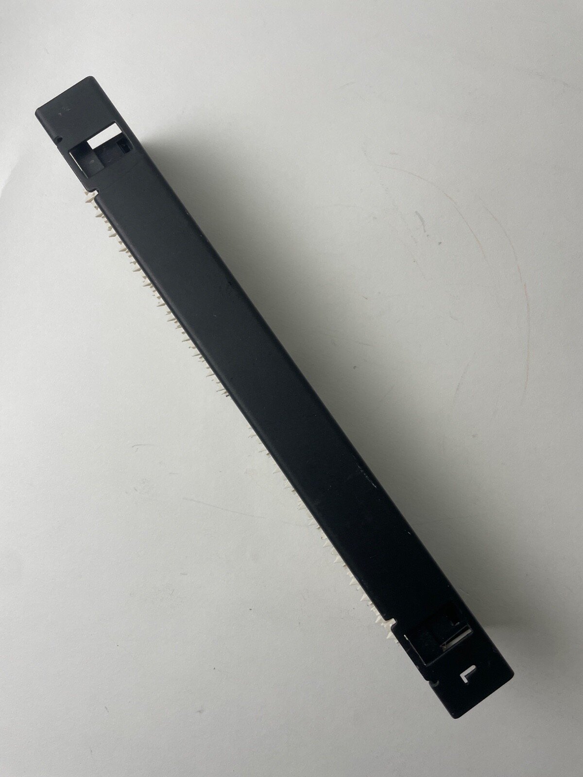 Panduit DP6 Plus DP12688TGY 12-port category 6 punchdown flat patch panel, Black