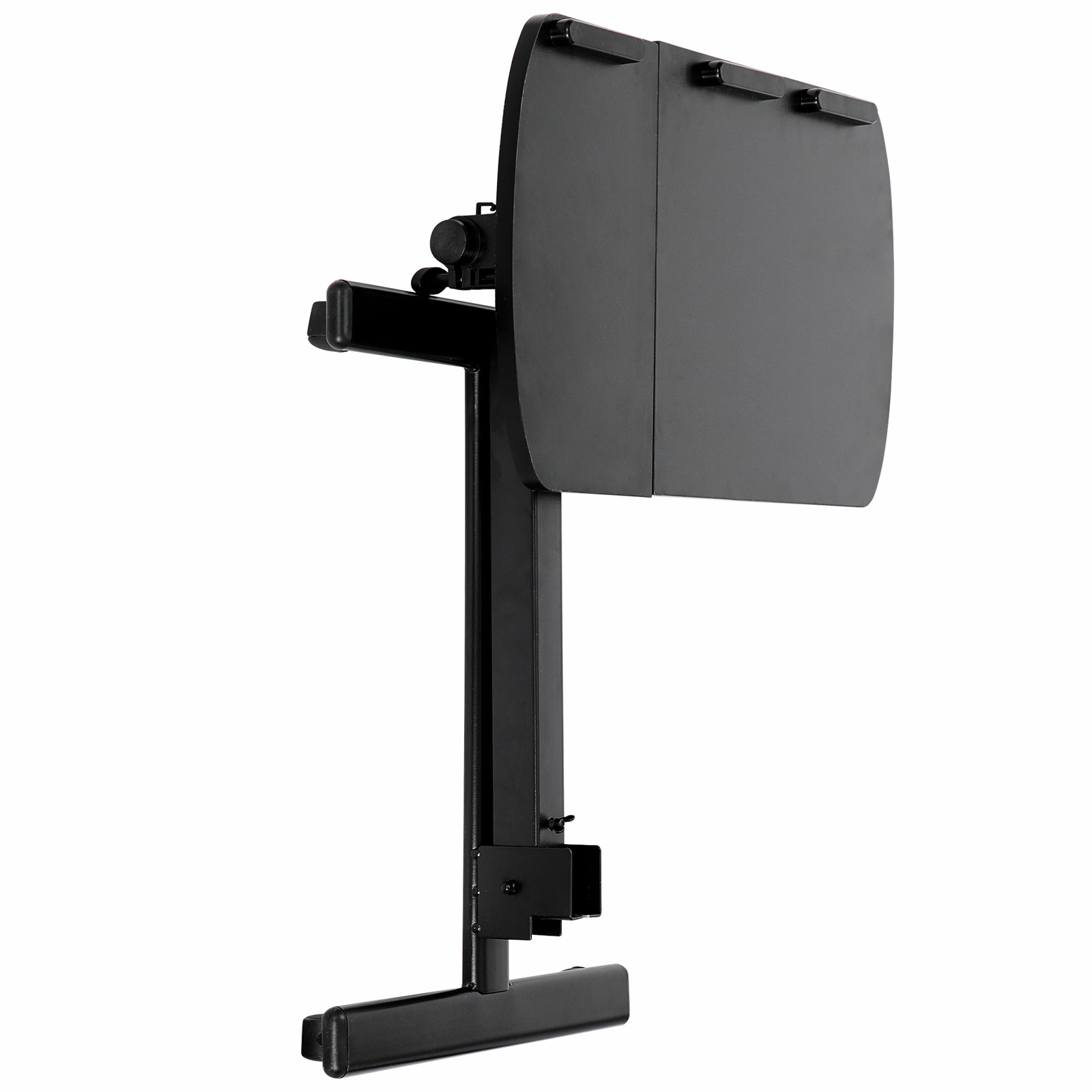 Angle Rolling Laptop Desk Table W/ Casters Notebook Stand Height Adjustable