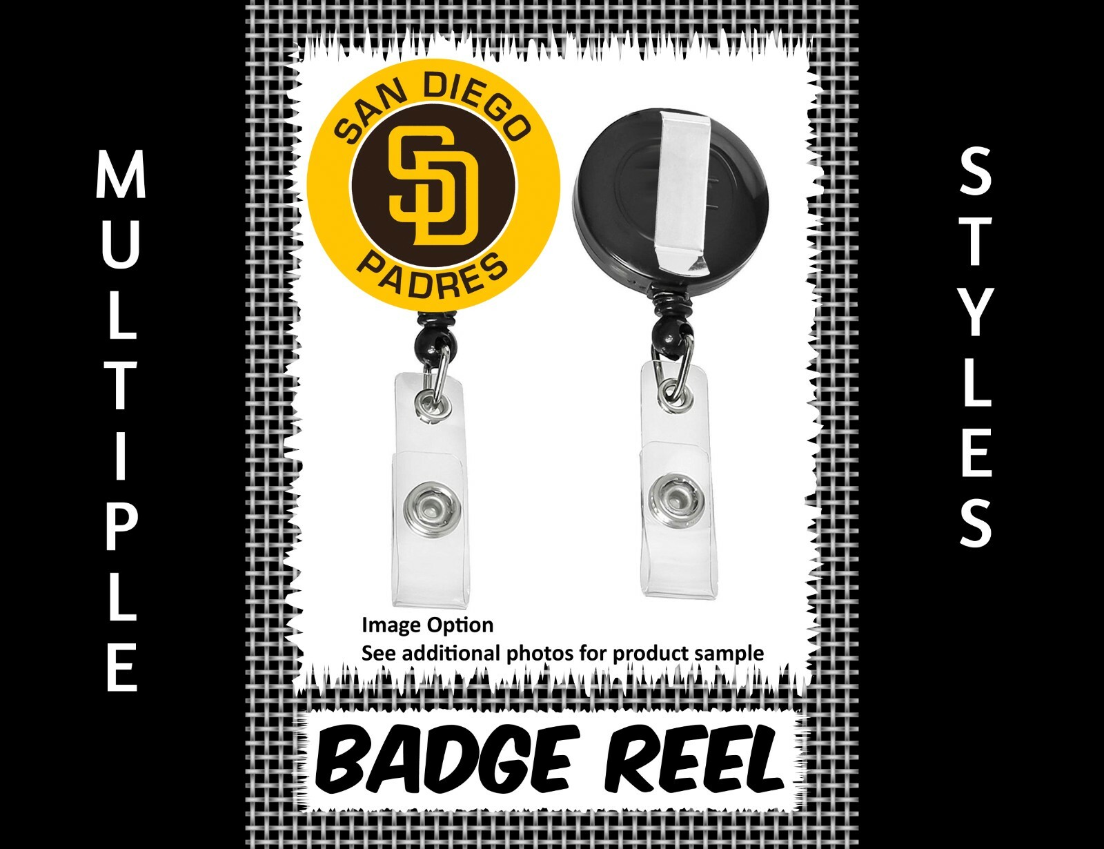 San Diego Padres - Badge Reel - Choose From 12 Designs