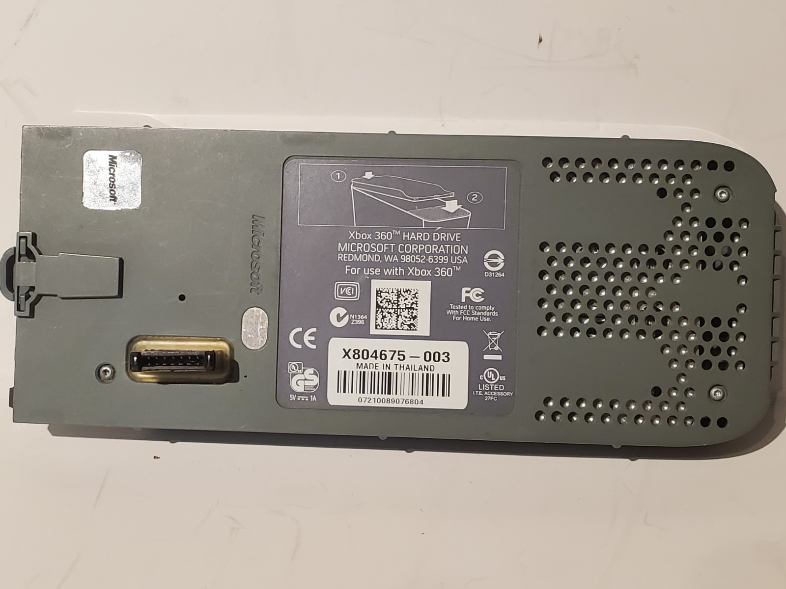Genuine Tested OEM Microsoft Xbox 360 60GB Hard Drive HDD Gray (E)