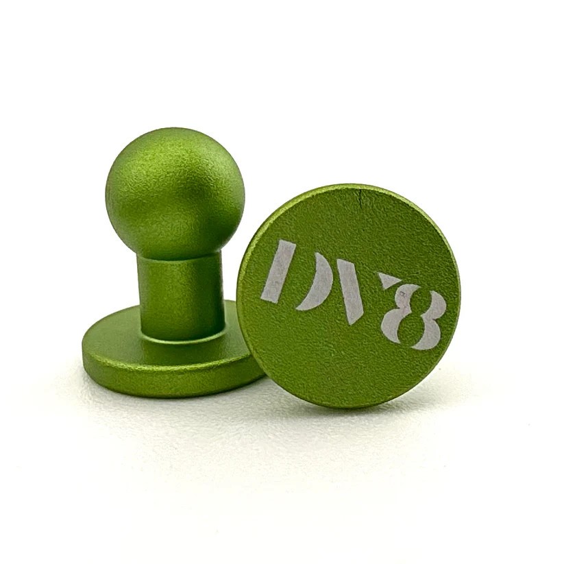 DV8 Aluminum Plugs for JT Proflex - Lime Green