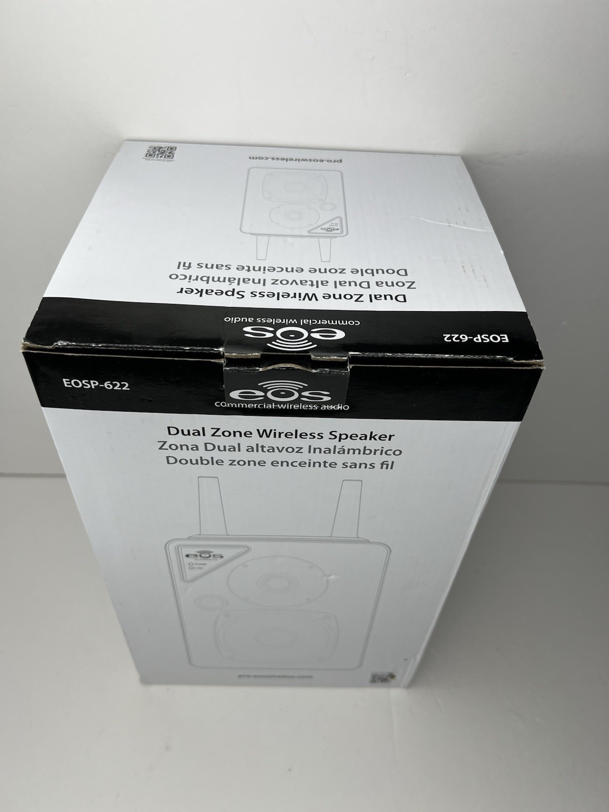 EOS EOSP-622 Commercial Dual Zone Wireless Speaker – Open Box