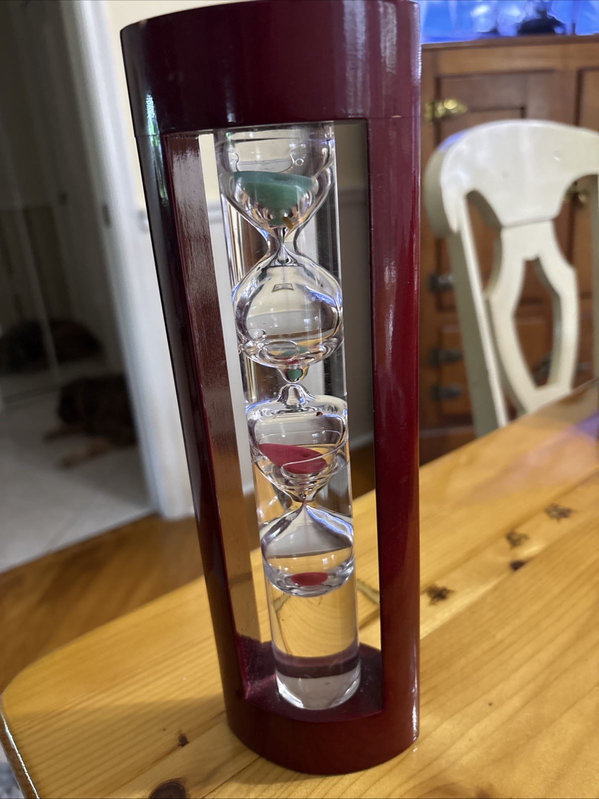 Floating Multicolor Hourglass
