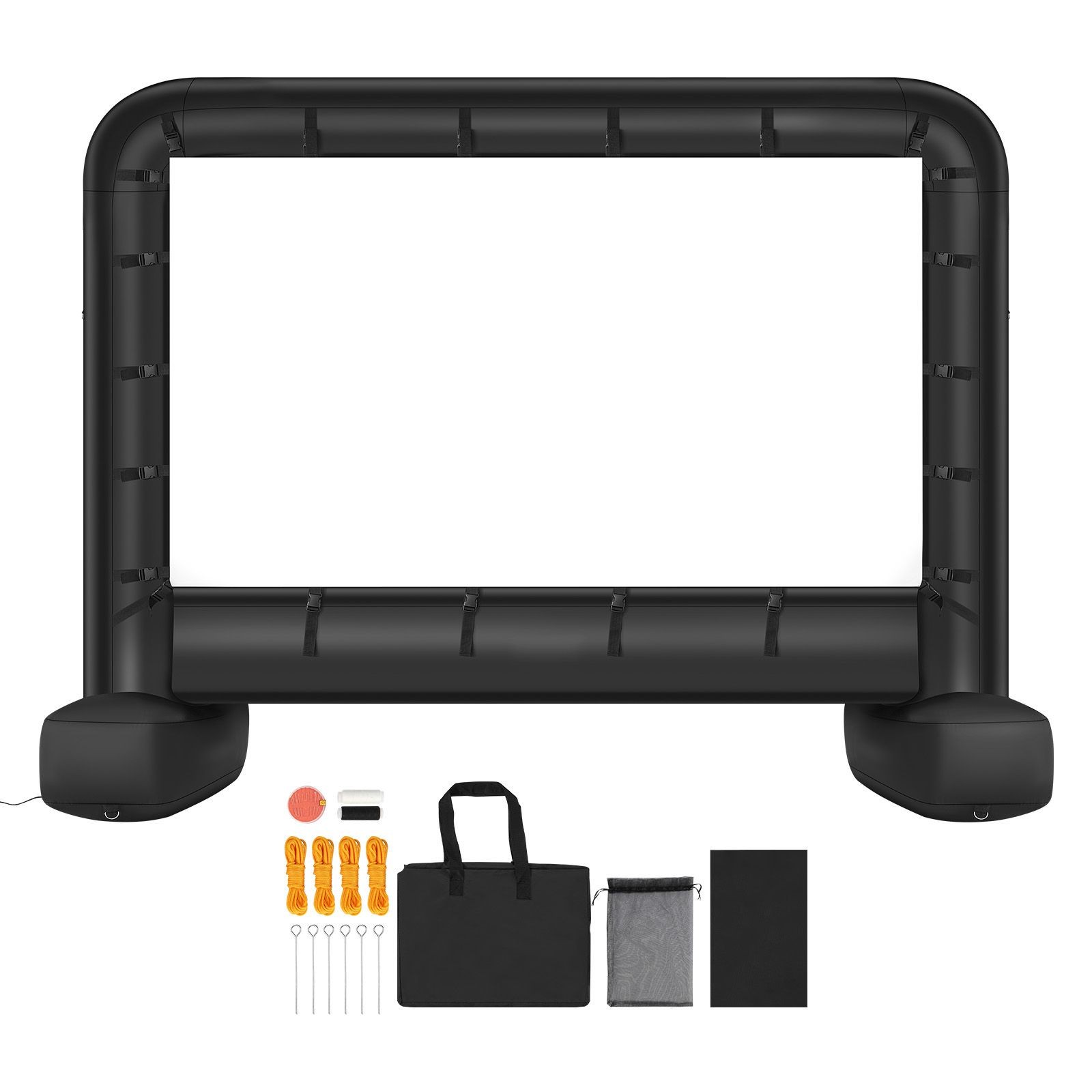 14ft Inflatable Projection Screen 600D Portable for Backyard Pool Parties