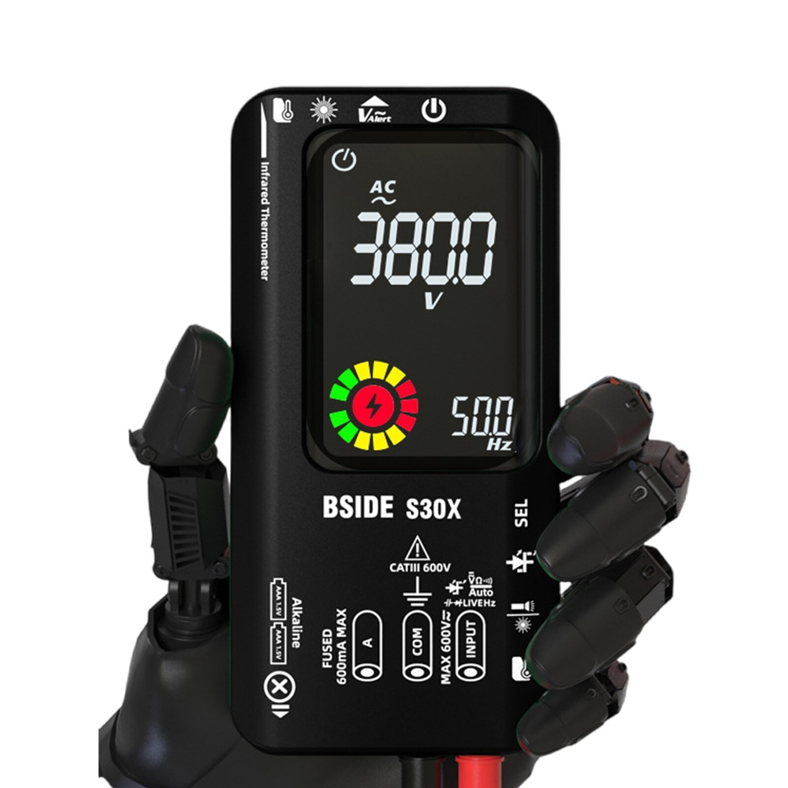 BSIDE S30X Digital Multimeter DC AC Volt Current Ohm Resistance Tester Handheld