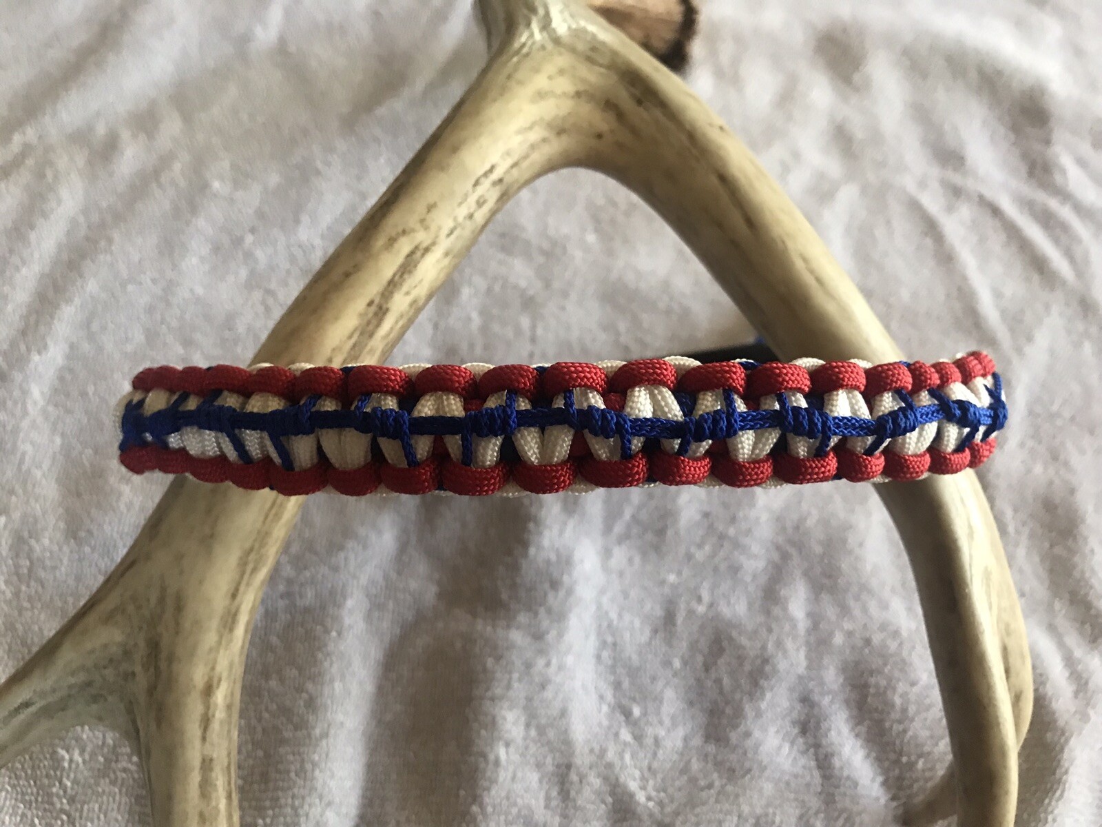 Red,white And Blue Bow Wrist Sling