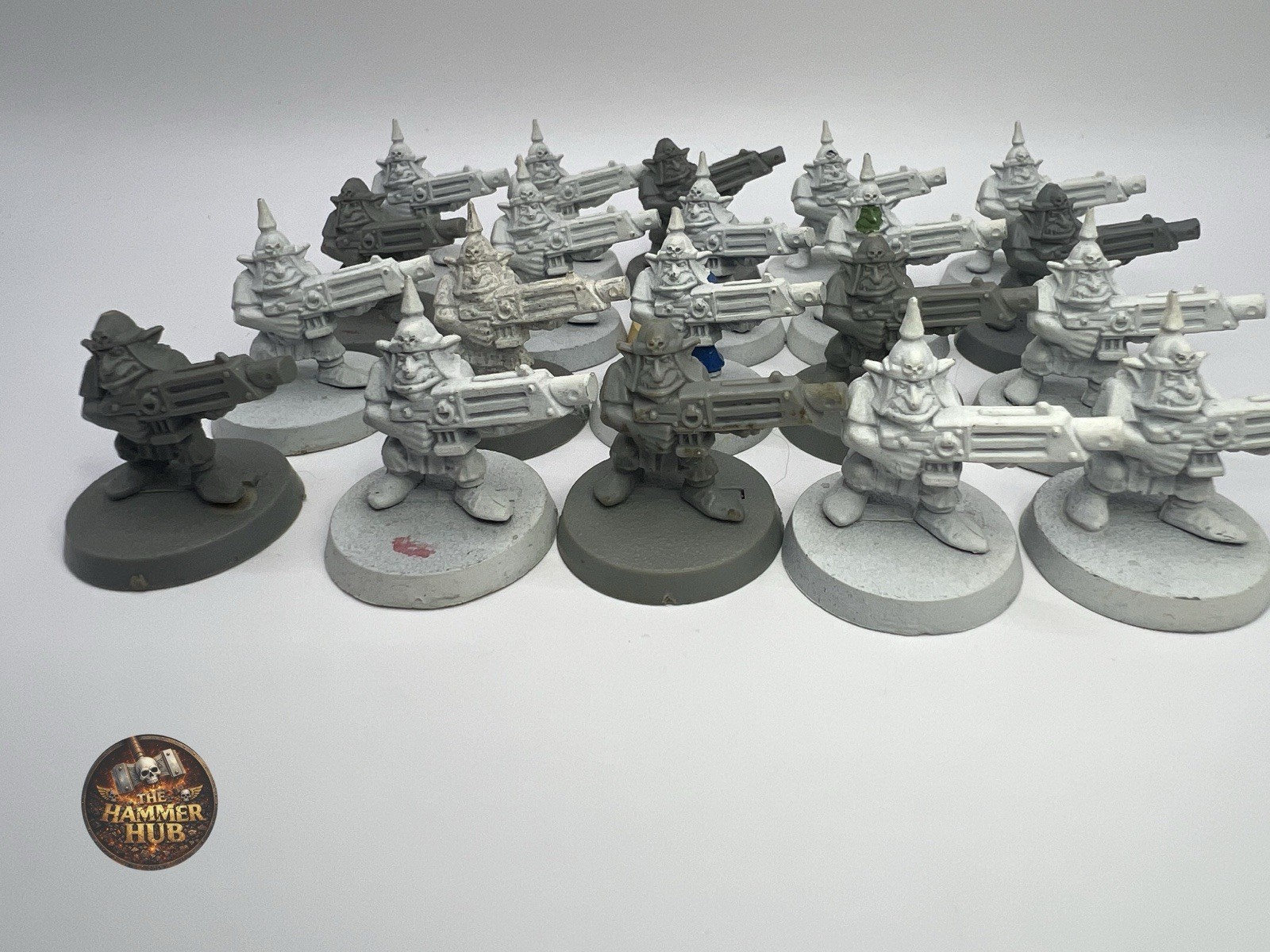 Orks Gretchin Grots x20 2nd Edition Vintage Mixed 6x Snapped Helmets Tips  A‑18